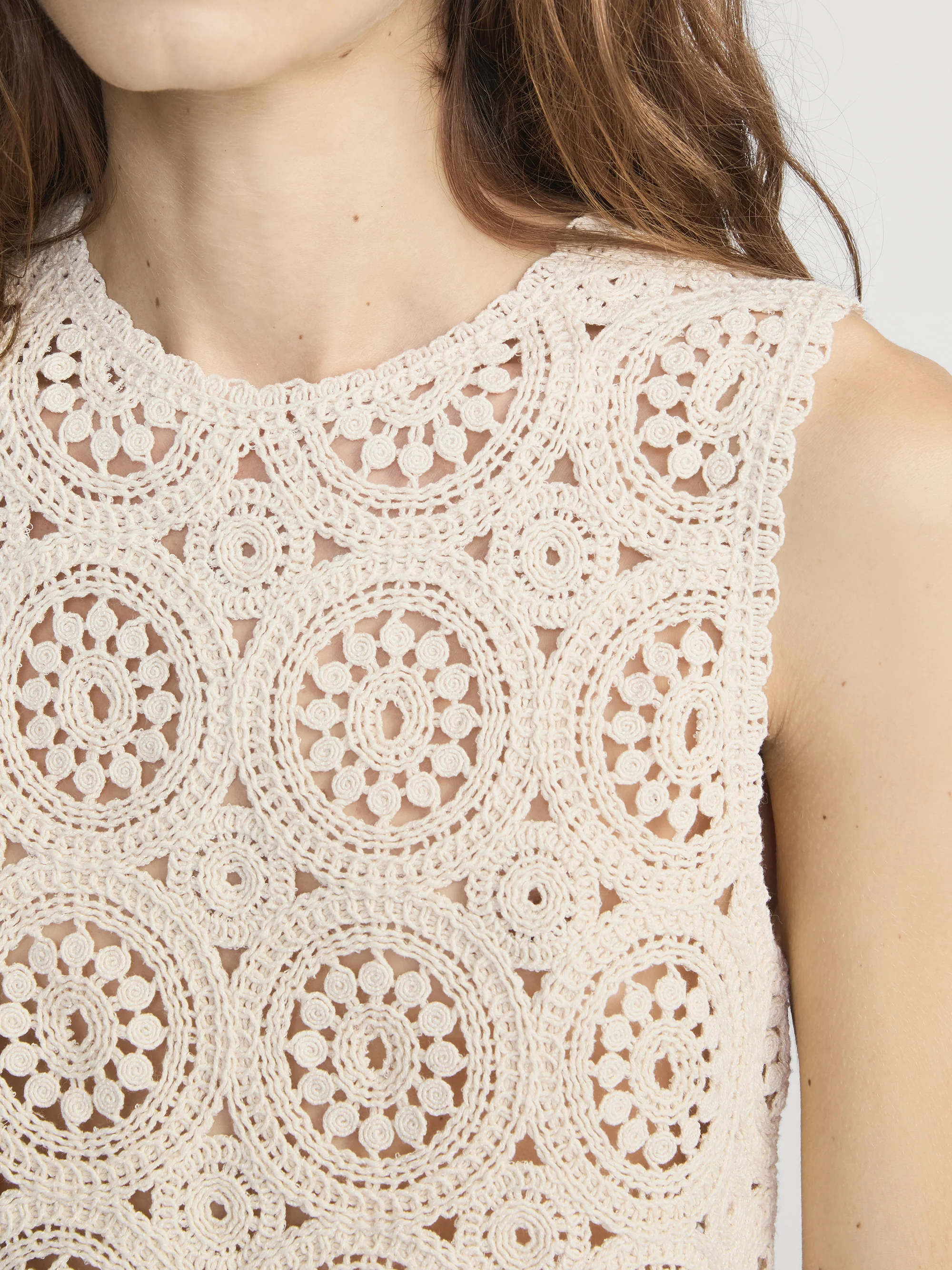 The Crochet Tank -- Cream - Image 5