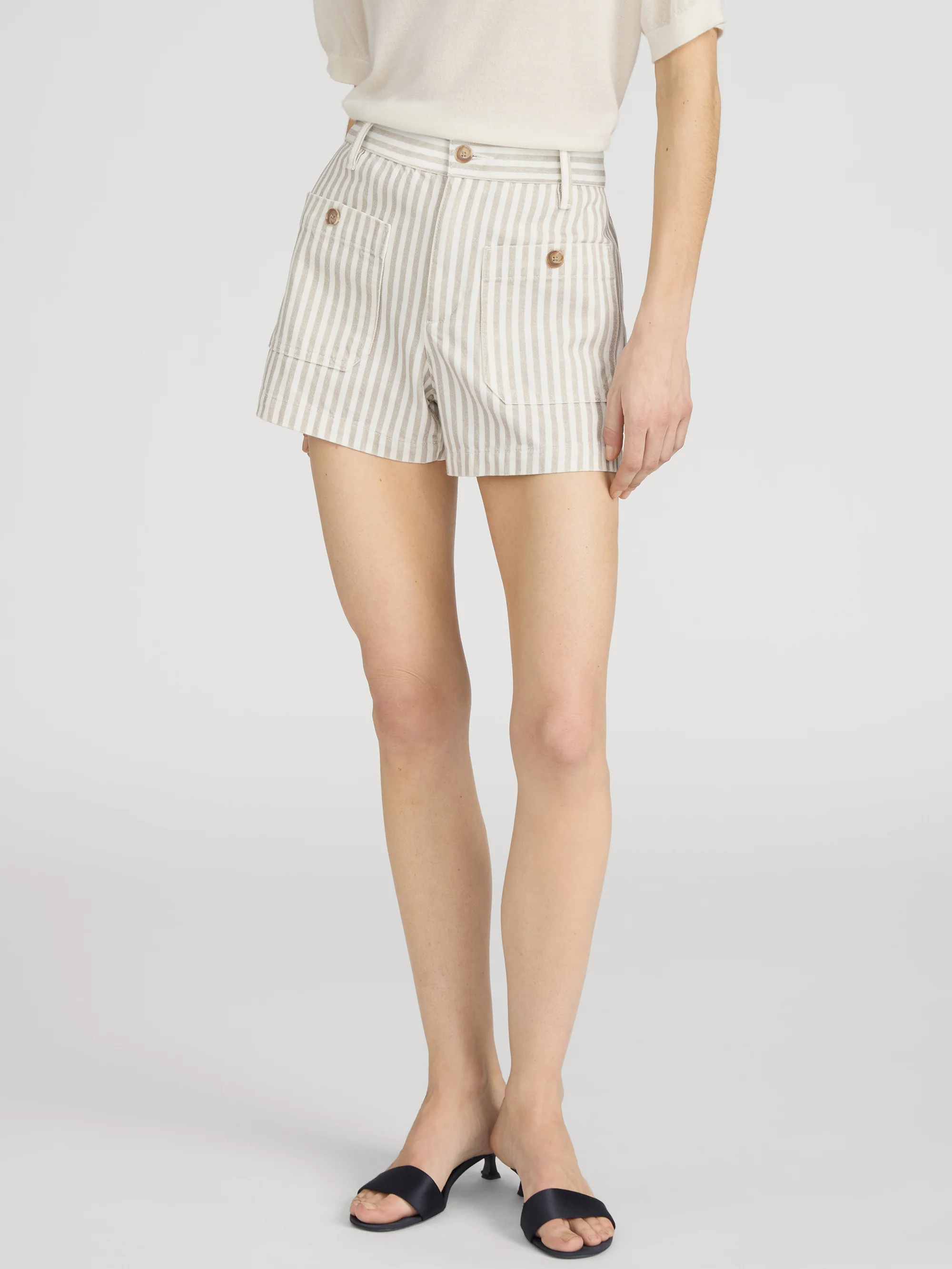 The Cruise Short -- Flax Stripe - Image 4