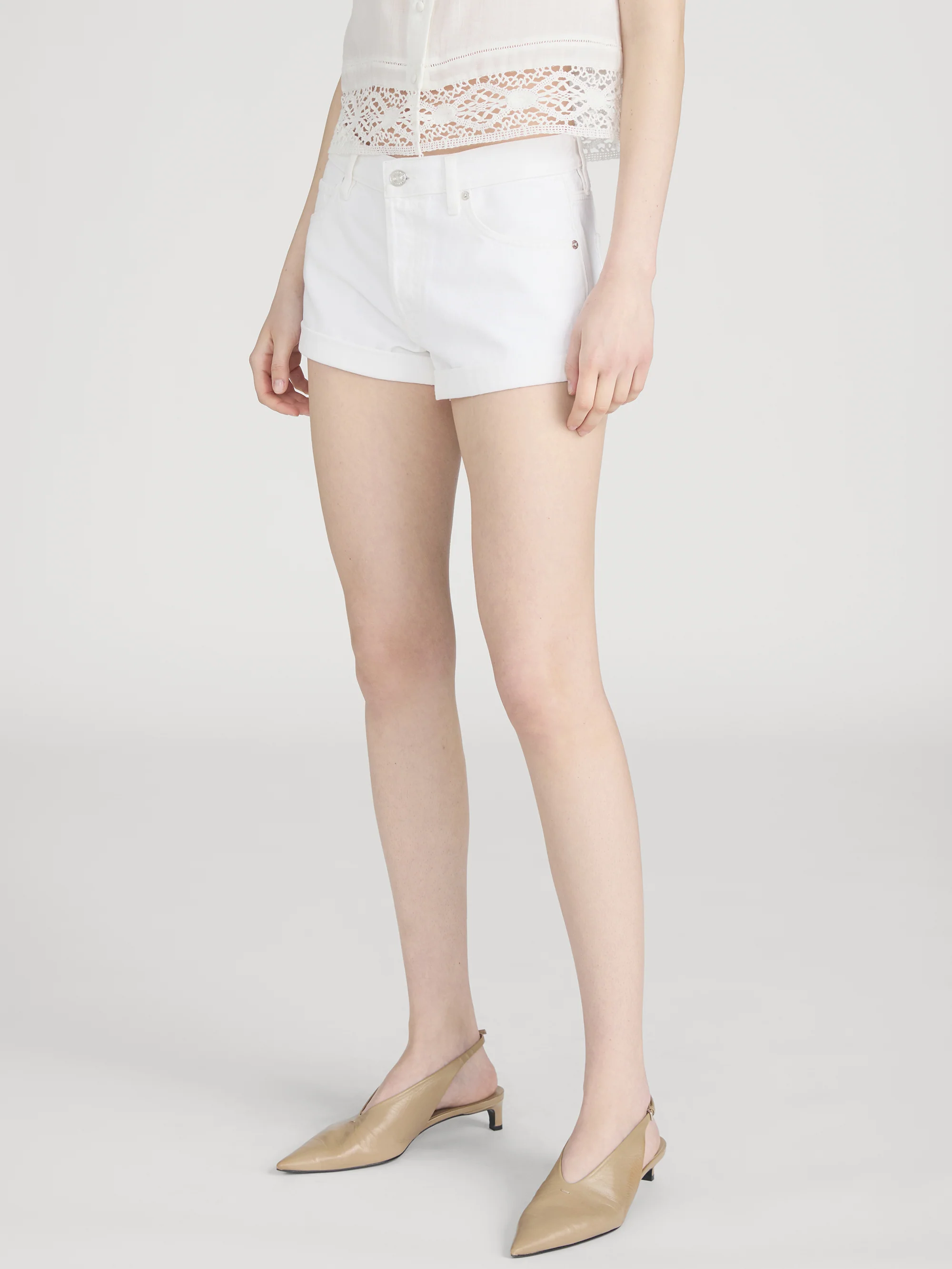 The Darling Short -- White - Image 4