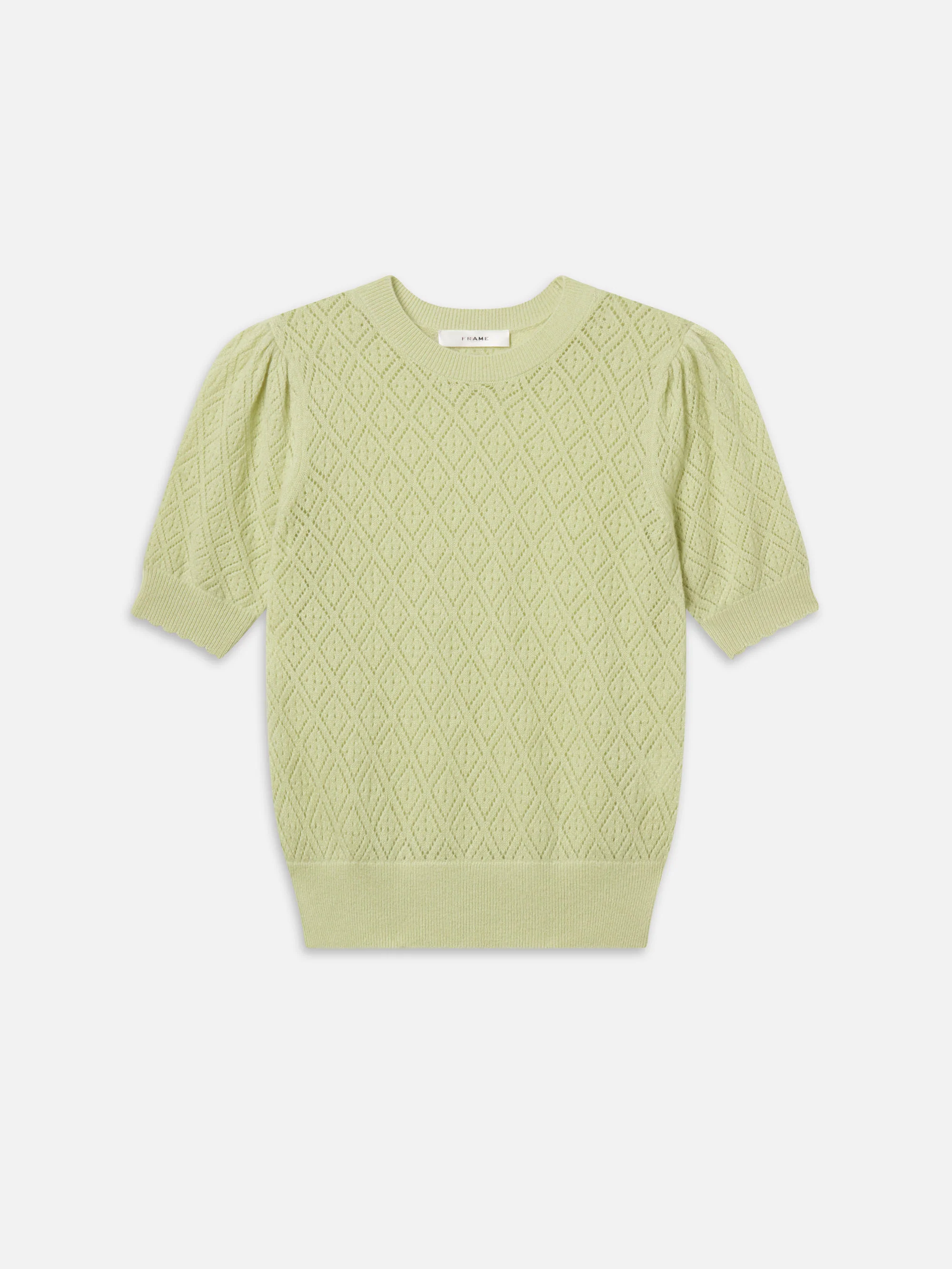 The Delicate Cashmere Sweater -- Soft Lime