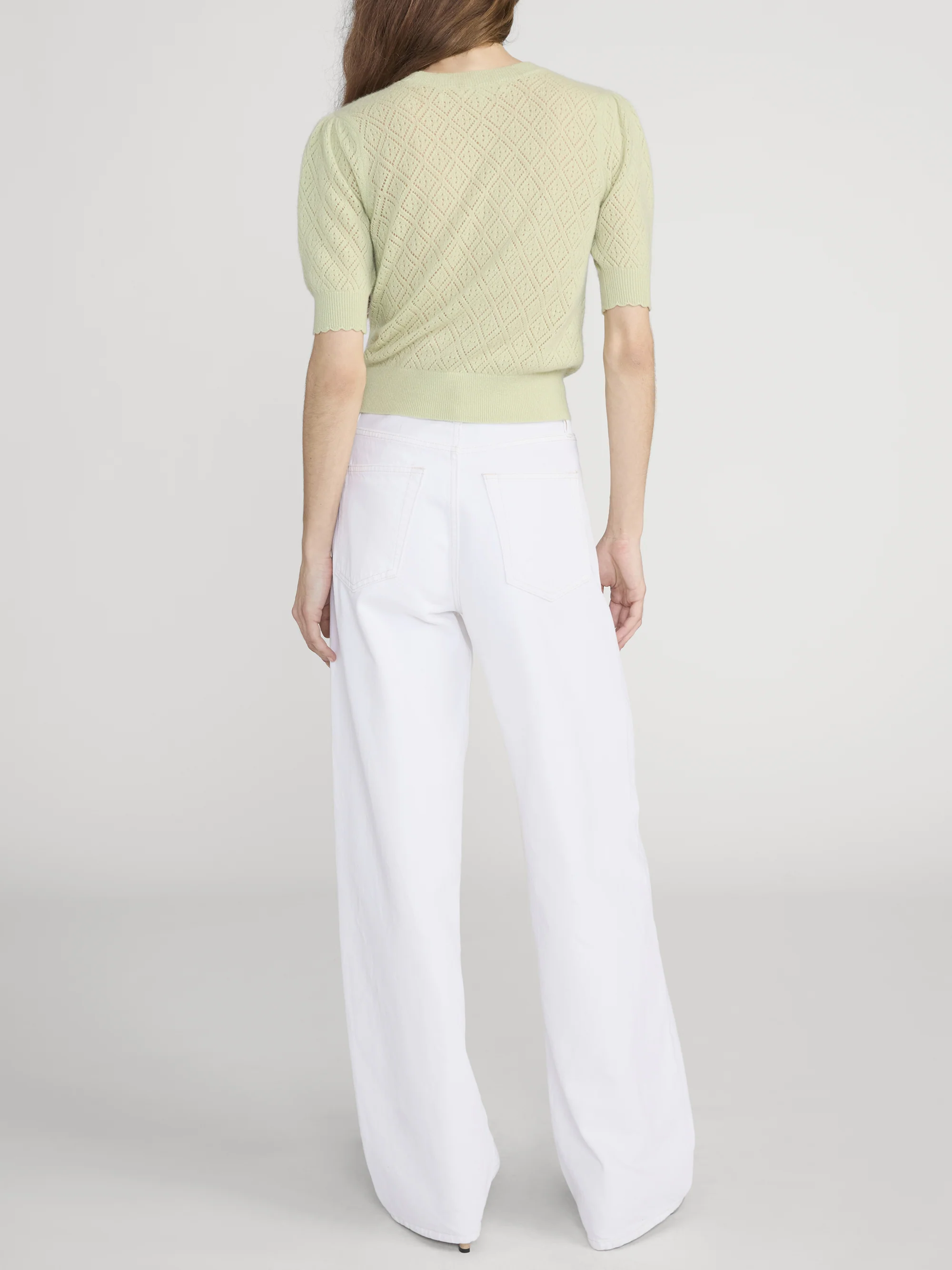 The Delicate Cashmere Sweater -- Soft Lime - Image 6