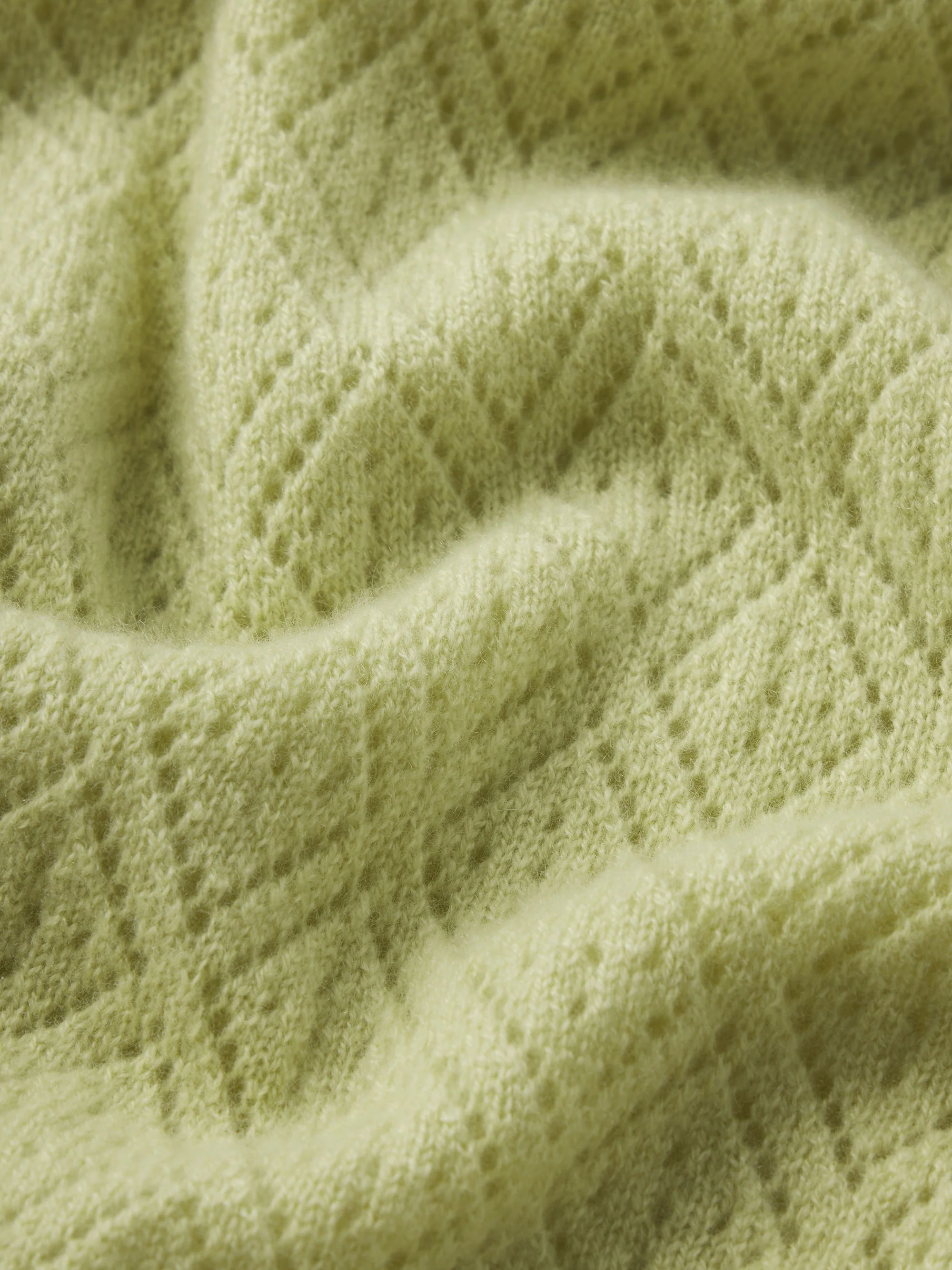 The Delicate Cashmere Sweater -- Soft Lime - Image 7