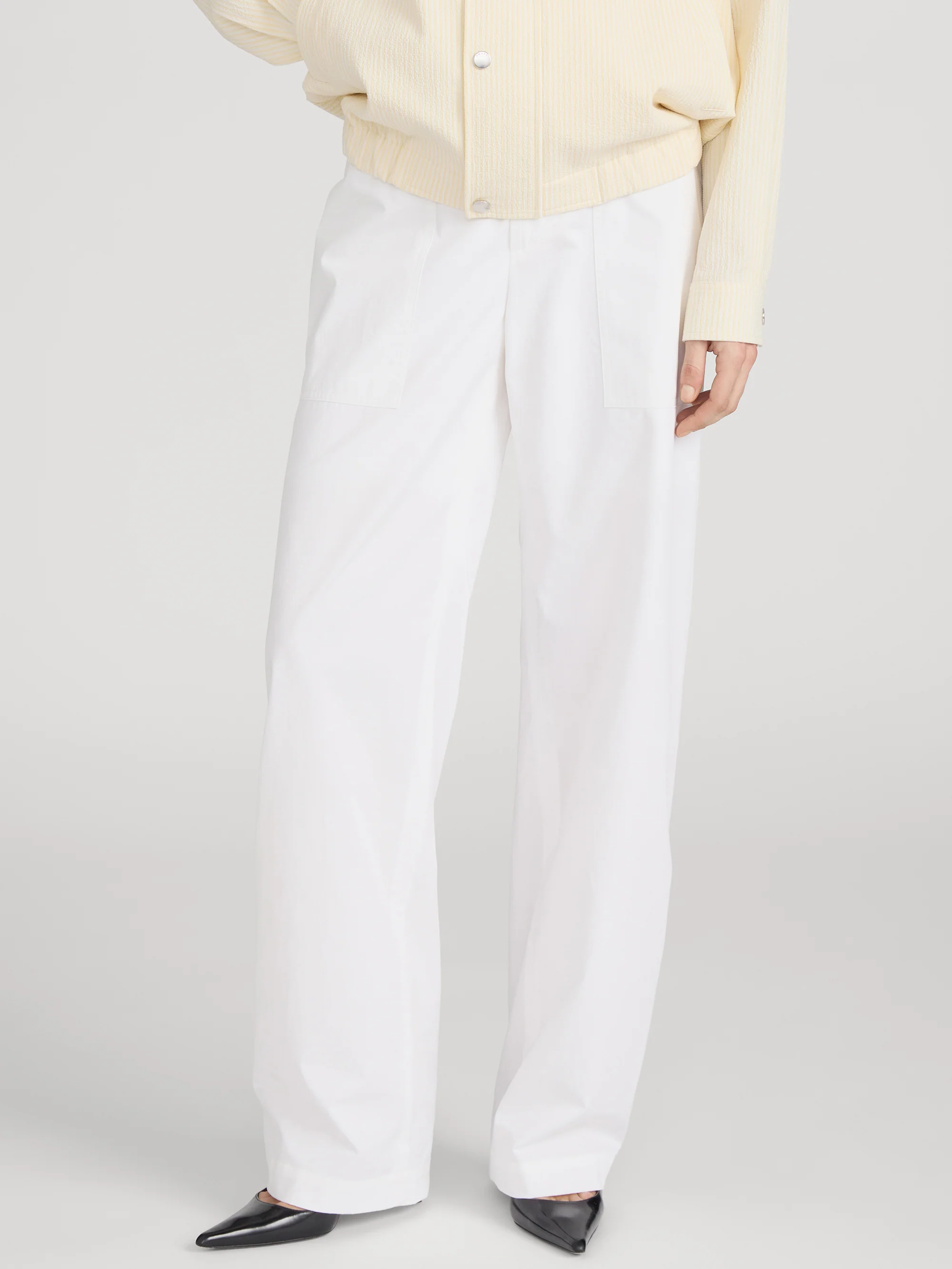 The Editor Pant -- White - Image 3