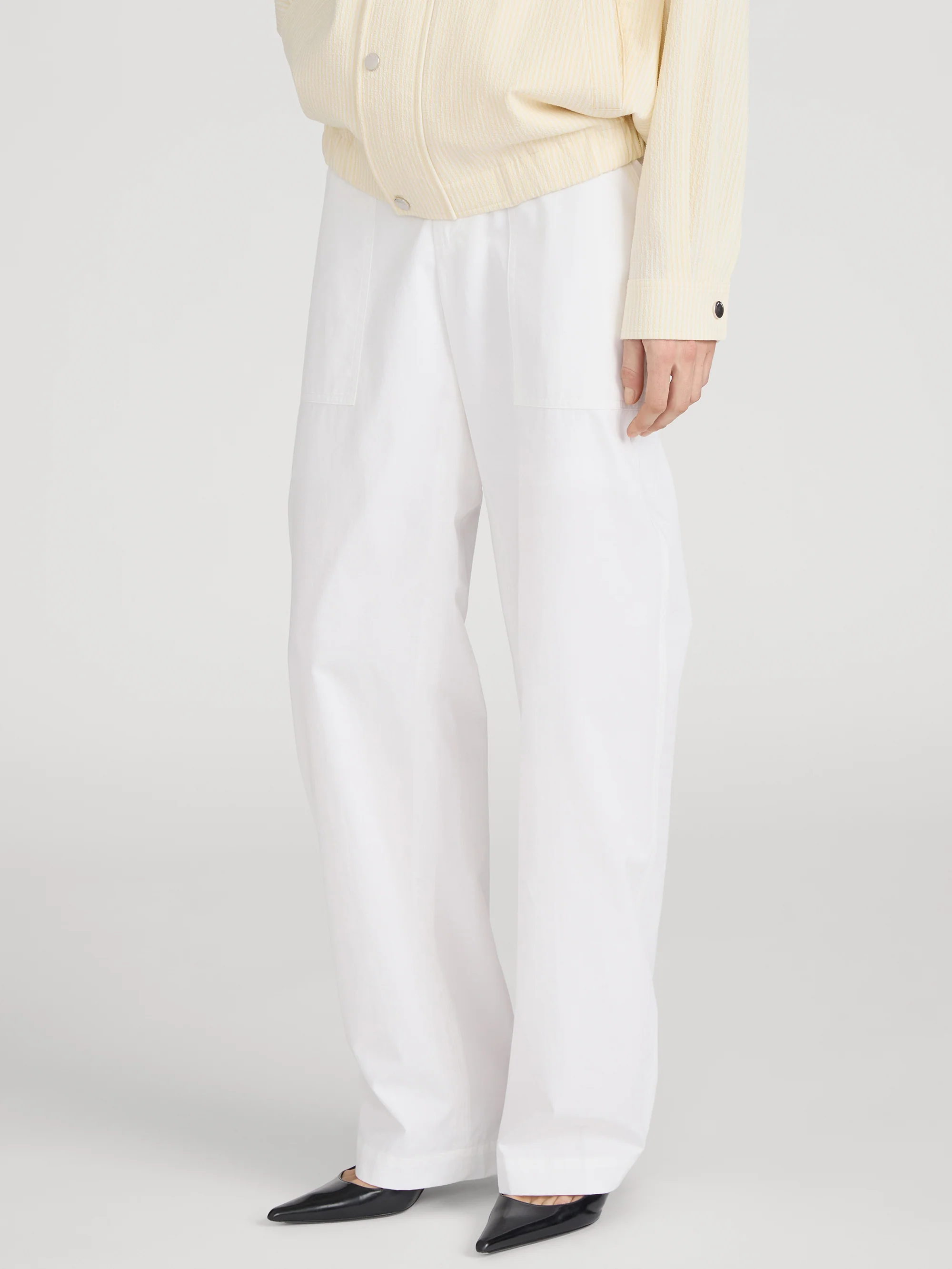 The Editor Pant -- White - Image 4