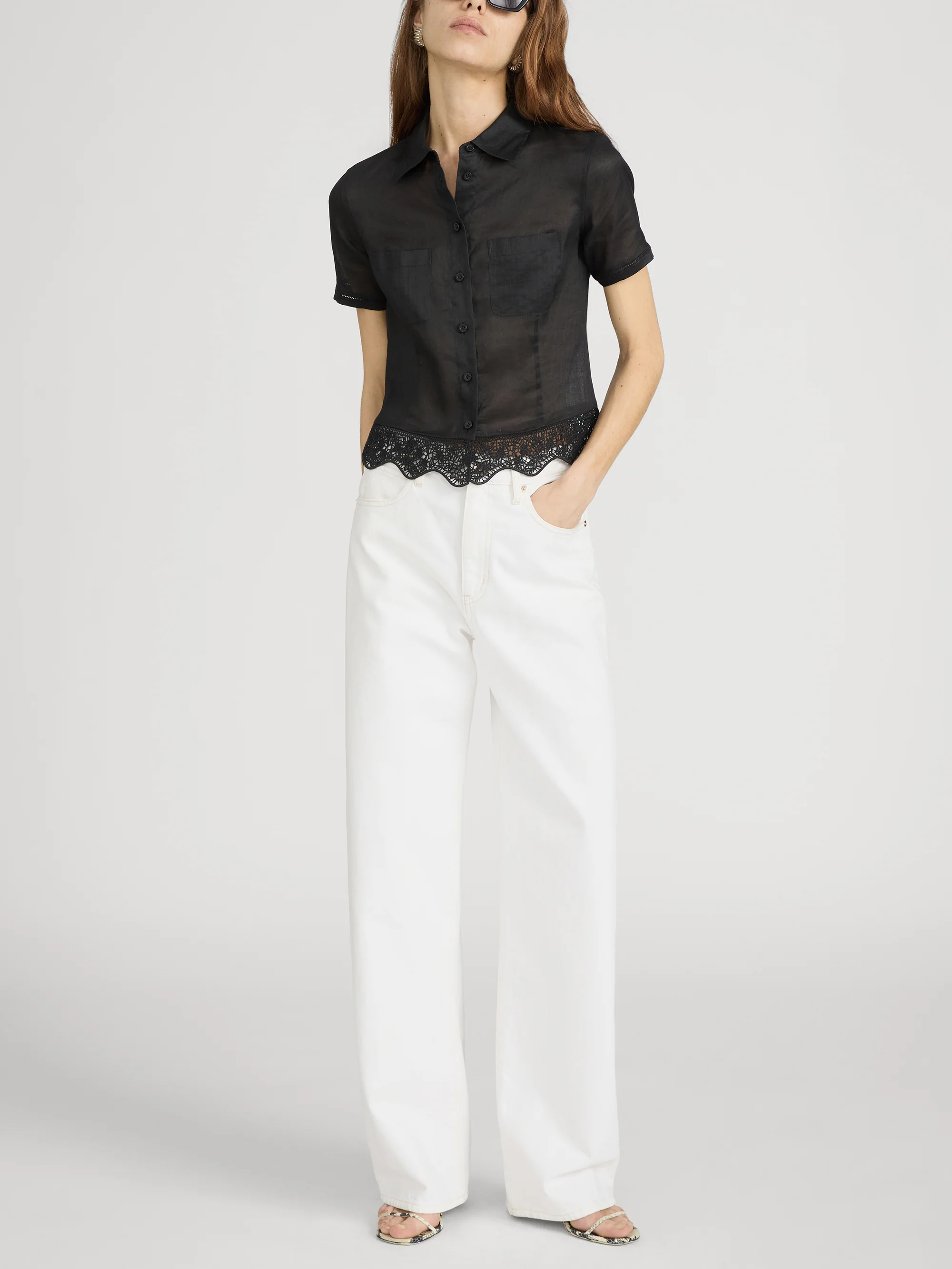 The Embroidered Seaside Shirt -- Black - Image 2