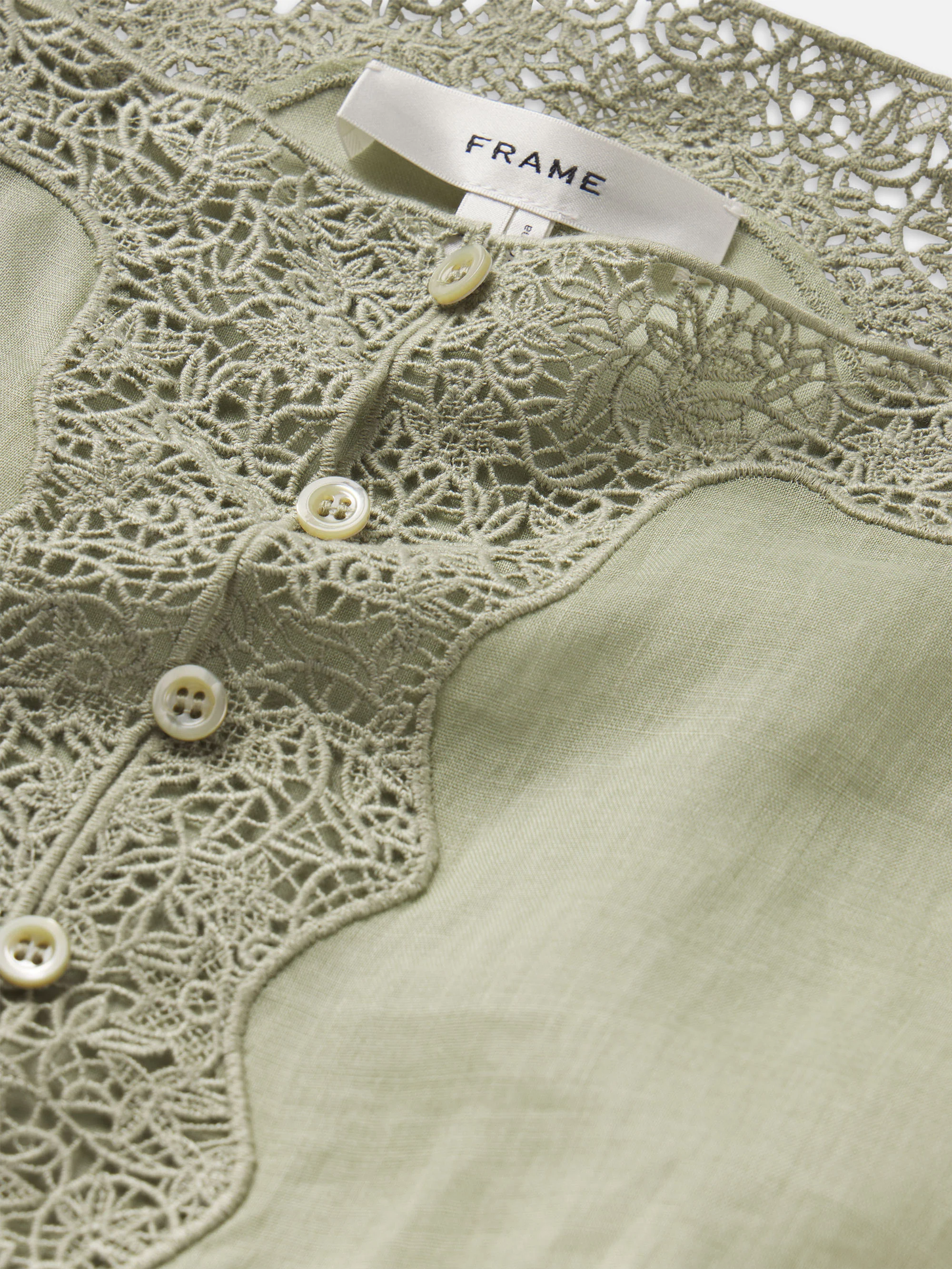 The Embroidered Tank -- Sage - Image 7