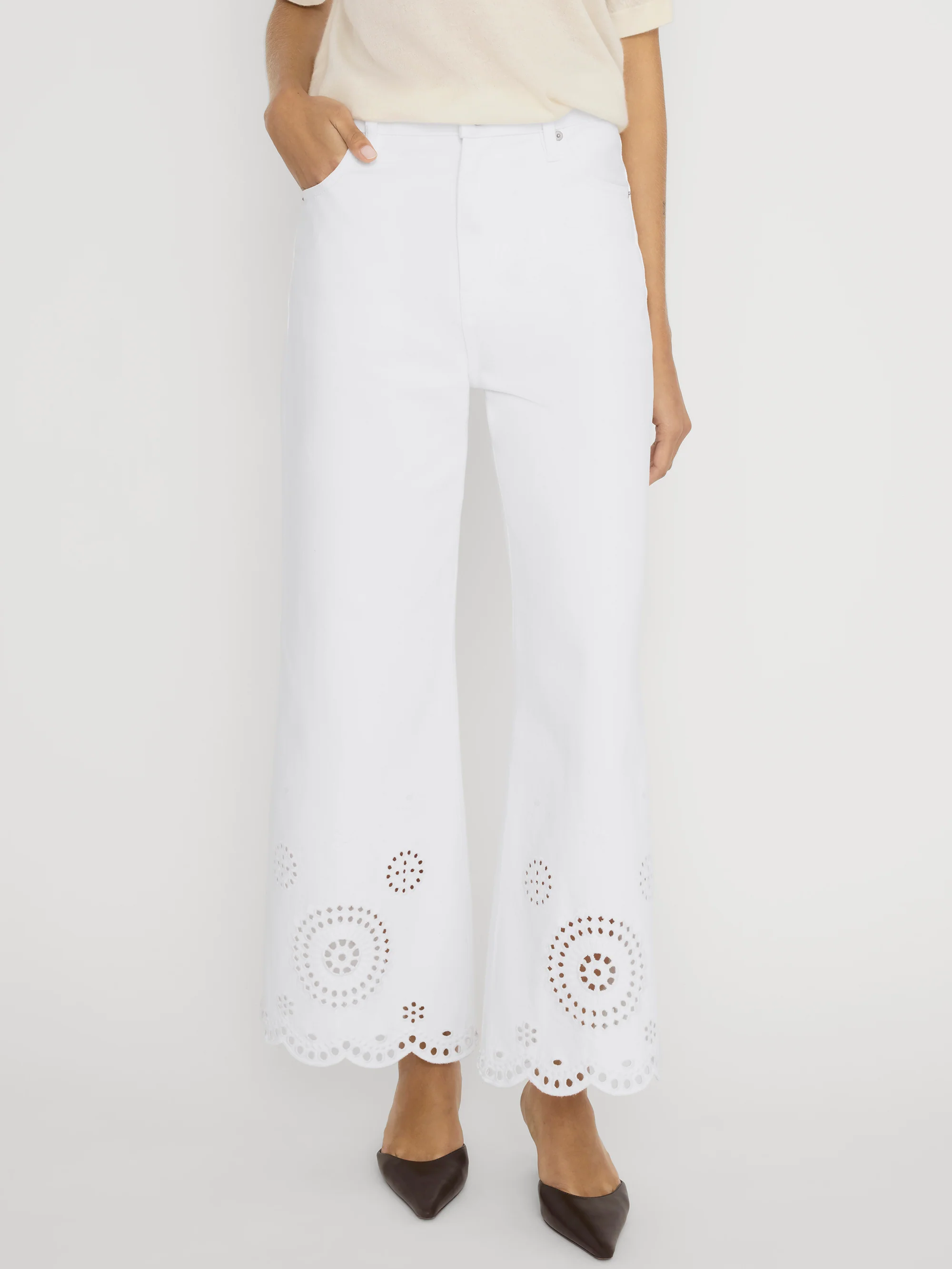 The Eyelet Flare -- White - Image 3