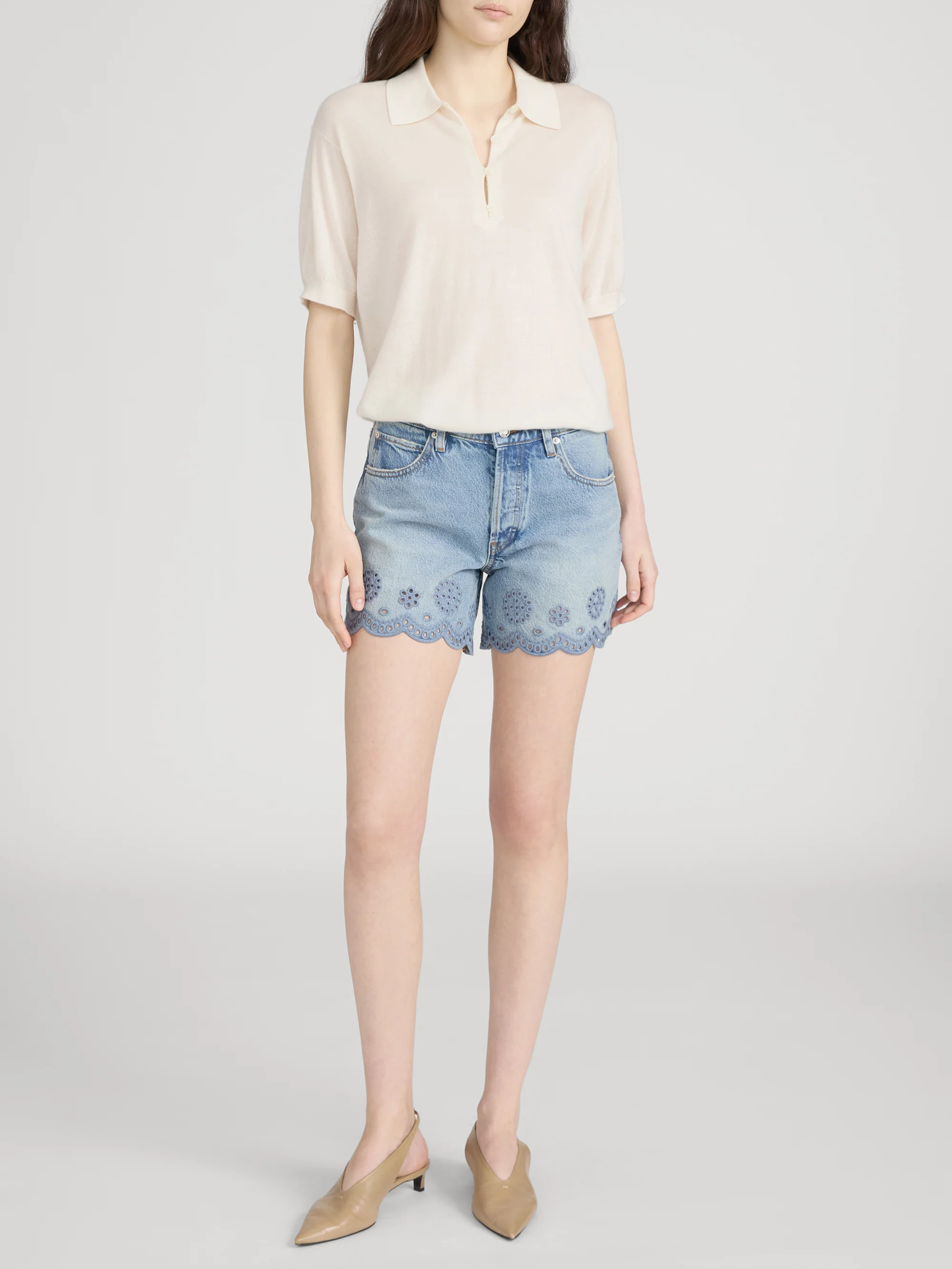 The Eyelet Hang Short Long -- Serene - Image 2