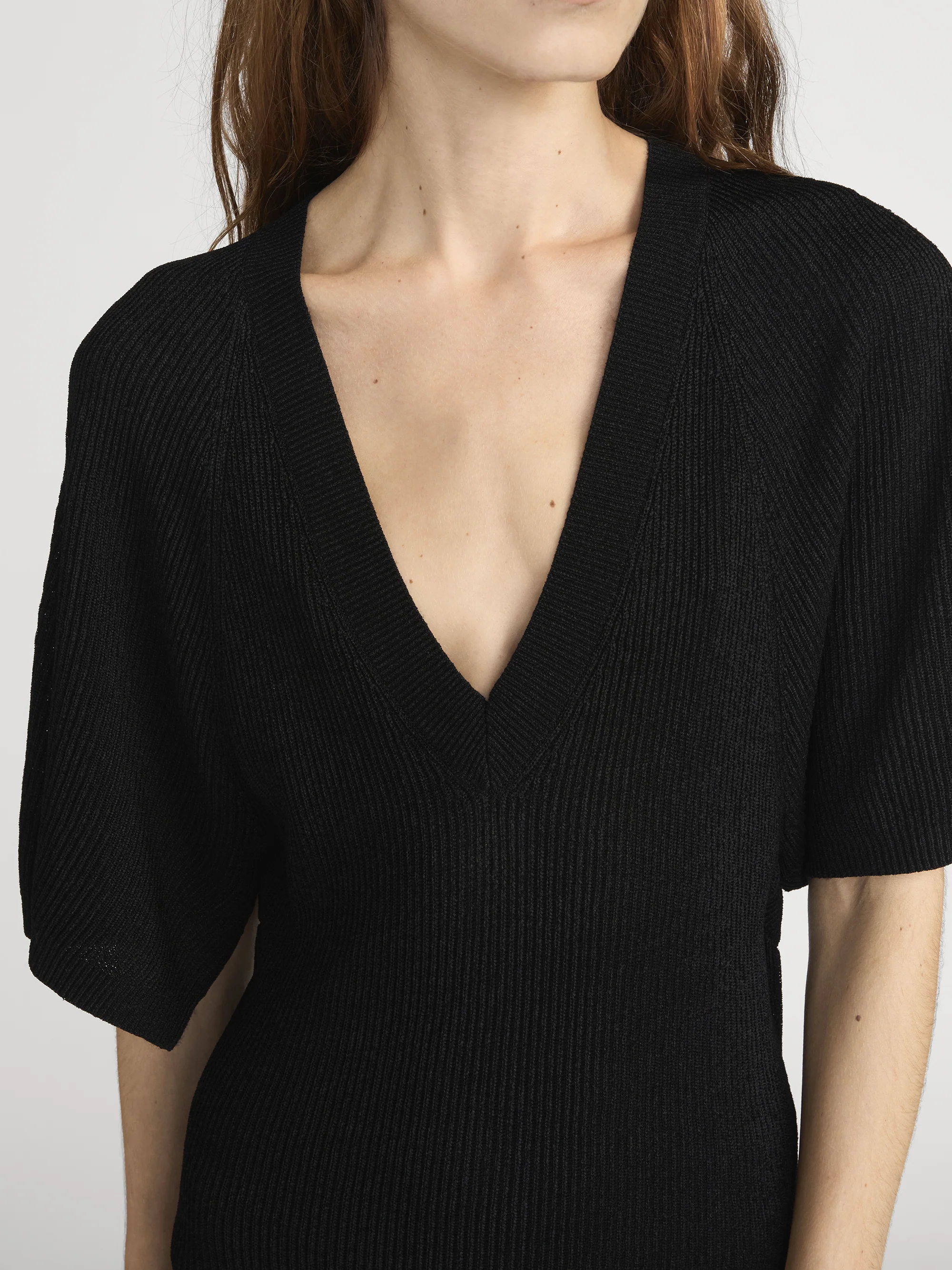 The Flounce Dress -- Black - Image 4
