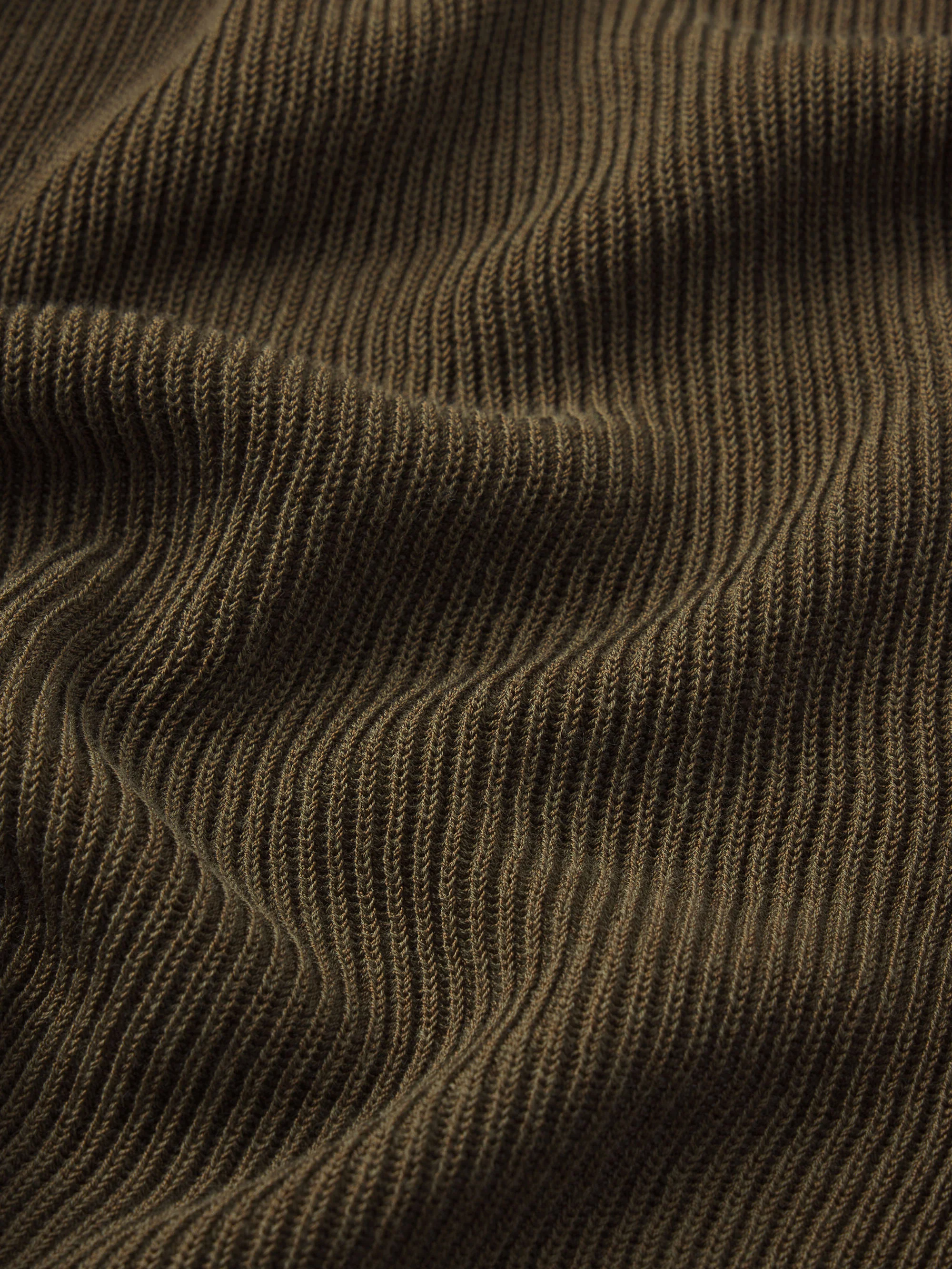 The Flounce Sweater -- Military Green - Image 7