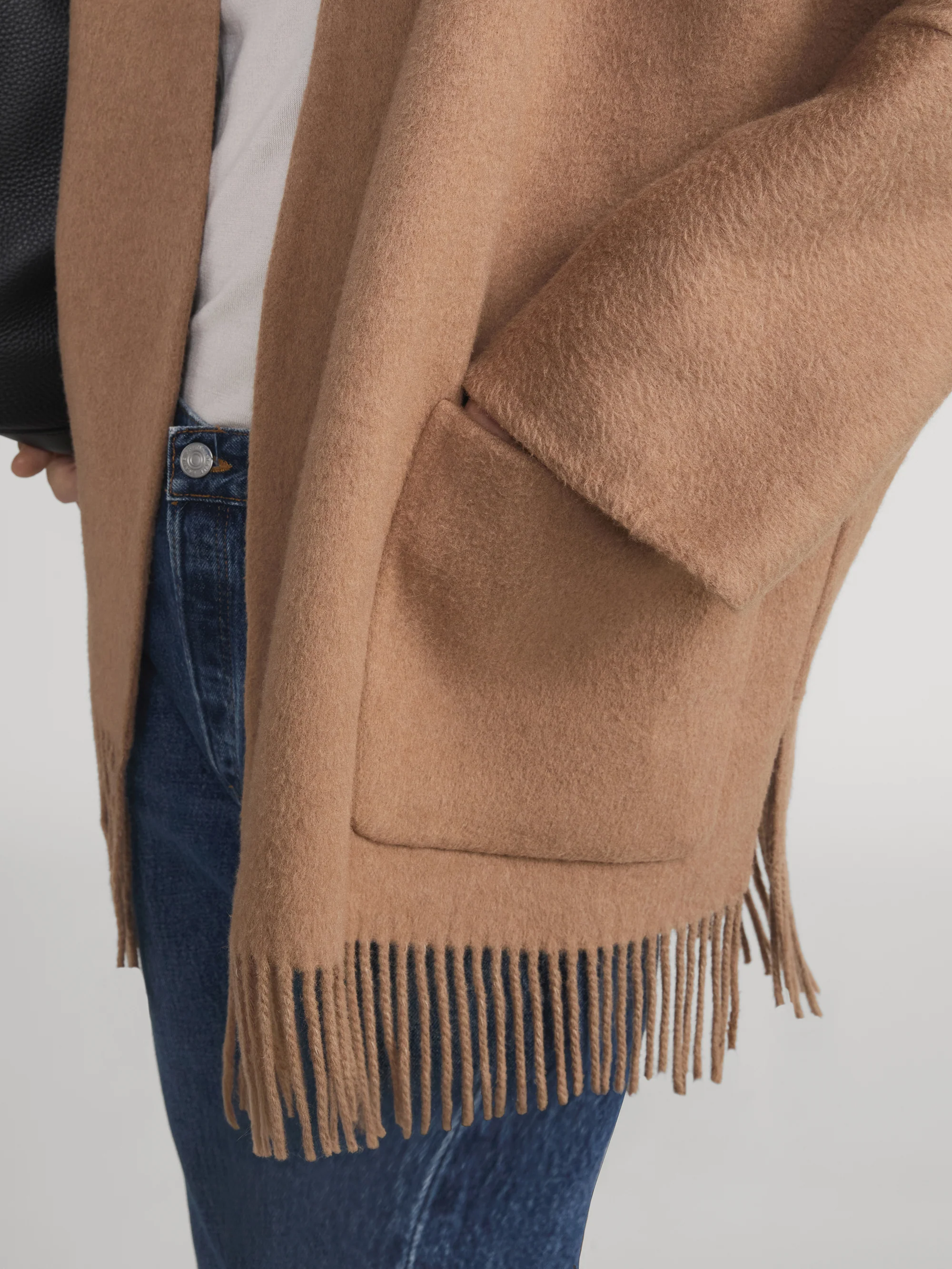 The Fringe Coat -- Camel - Image 4