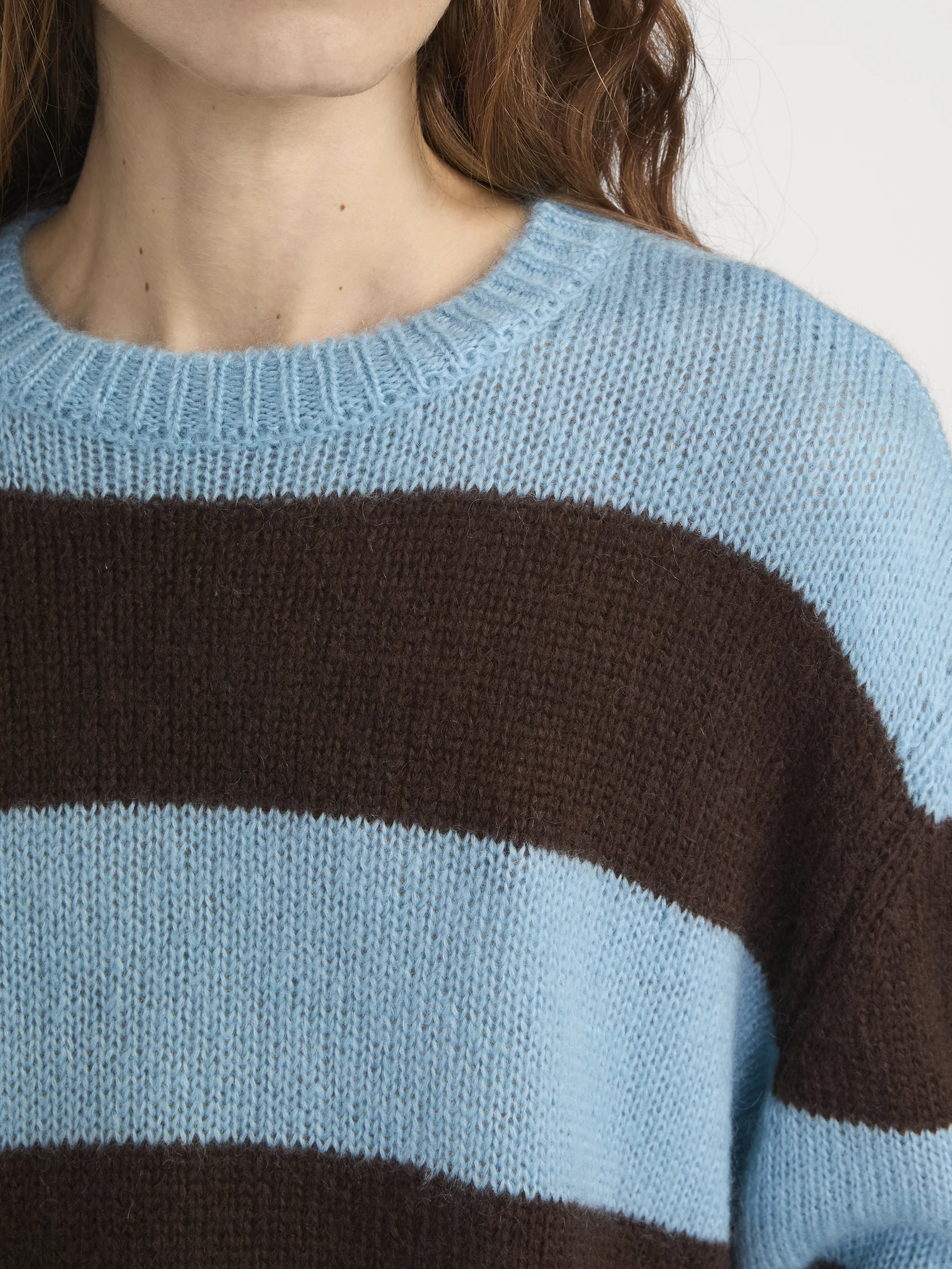 The Fuzzy Striped Crew -- Mocha Multi - Image 5