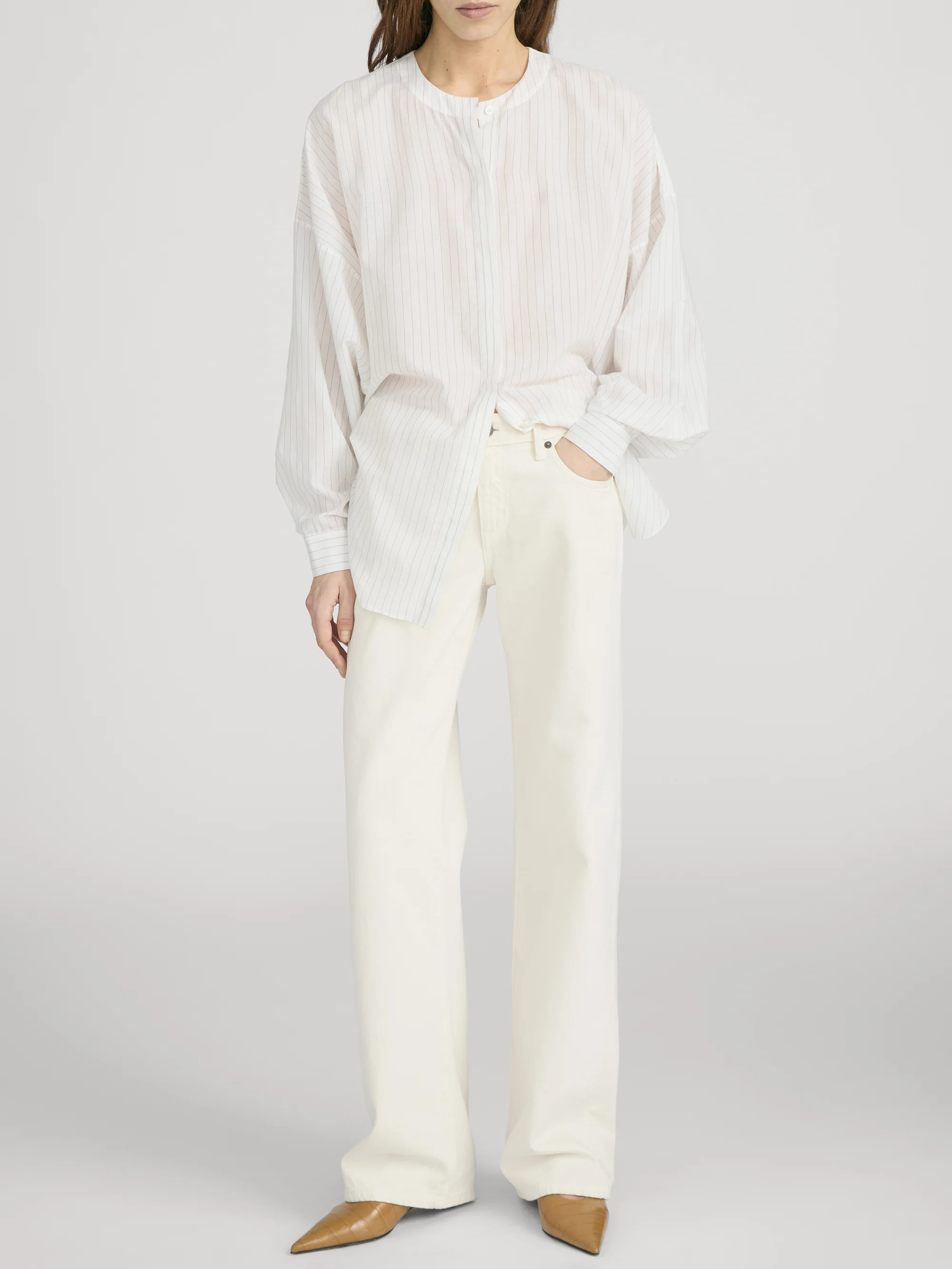 The Gallery Shirt -- Cream Multi - Image 2