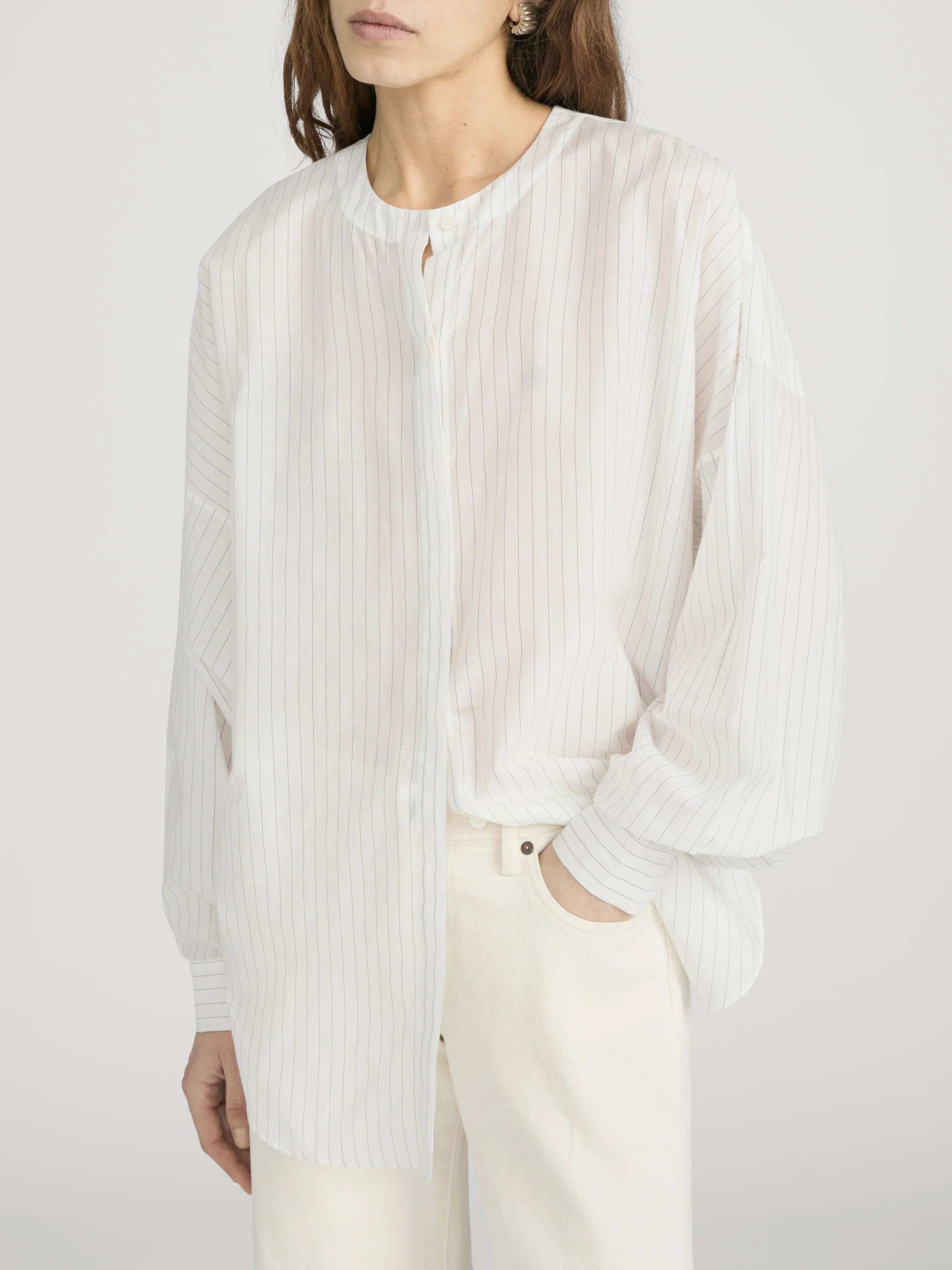 The Gallery Shirt -- Cream Multi - Image 3