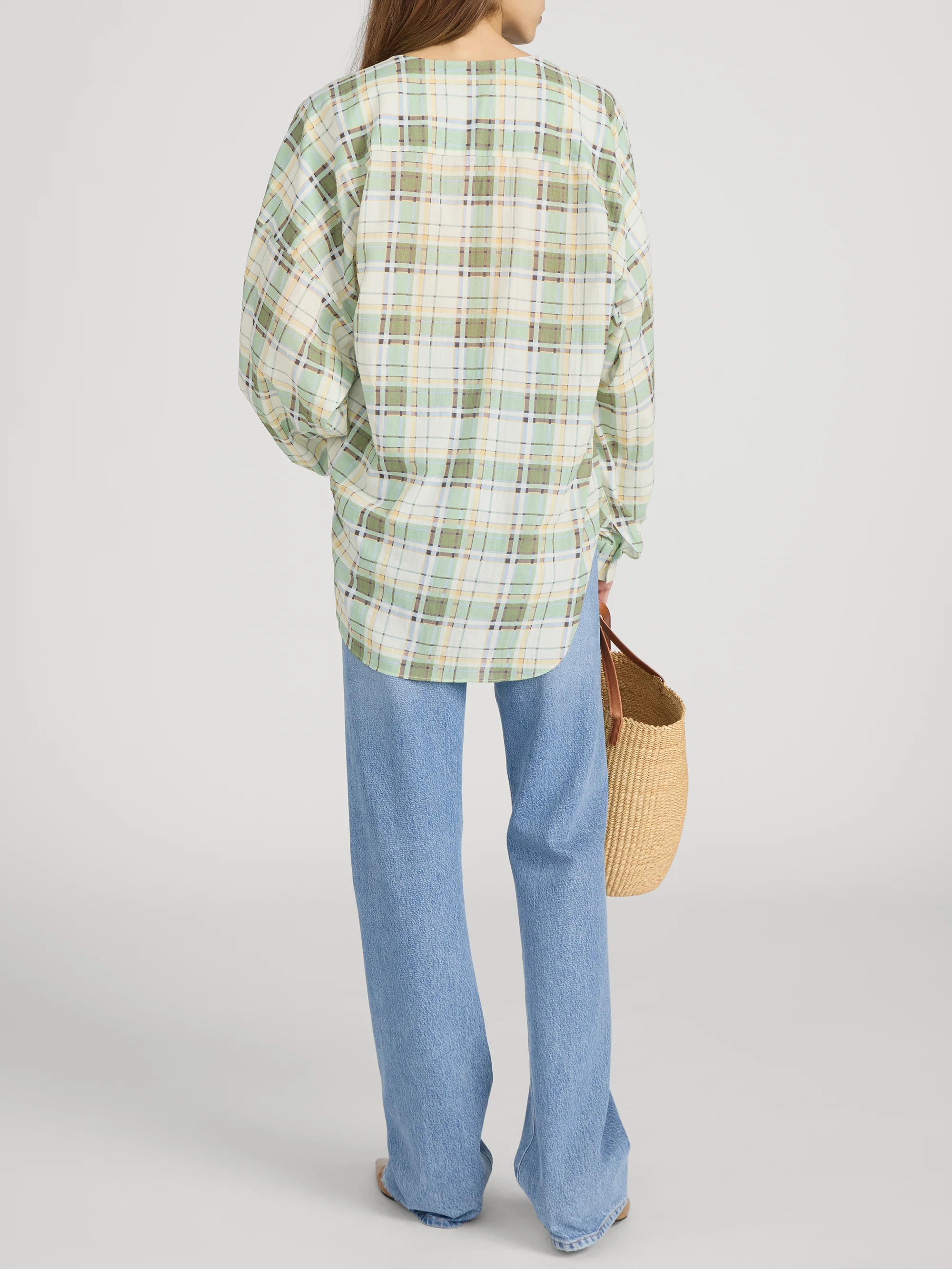 The Gallery Shirt -- Jade Green Plaid - Image 6