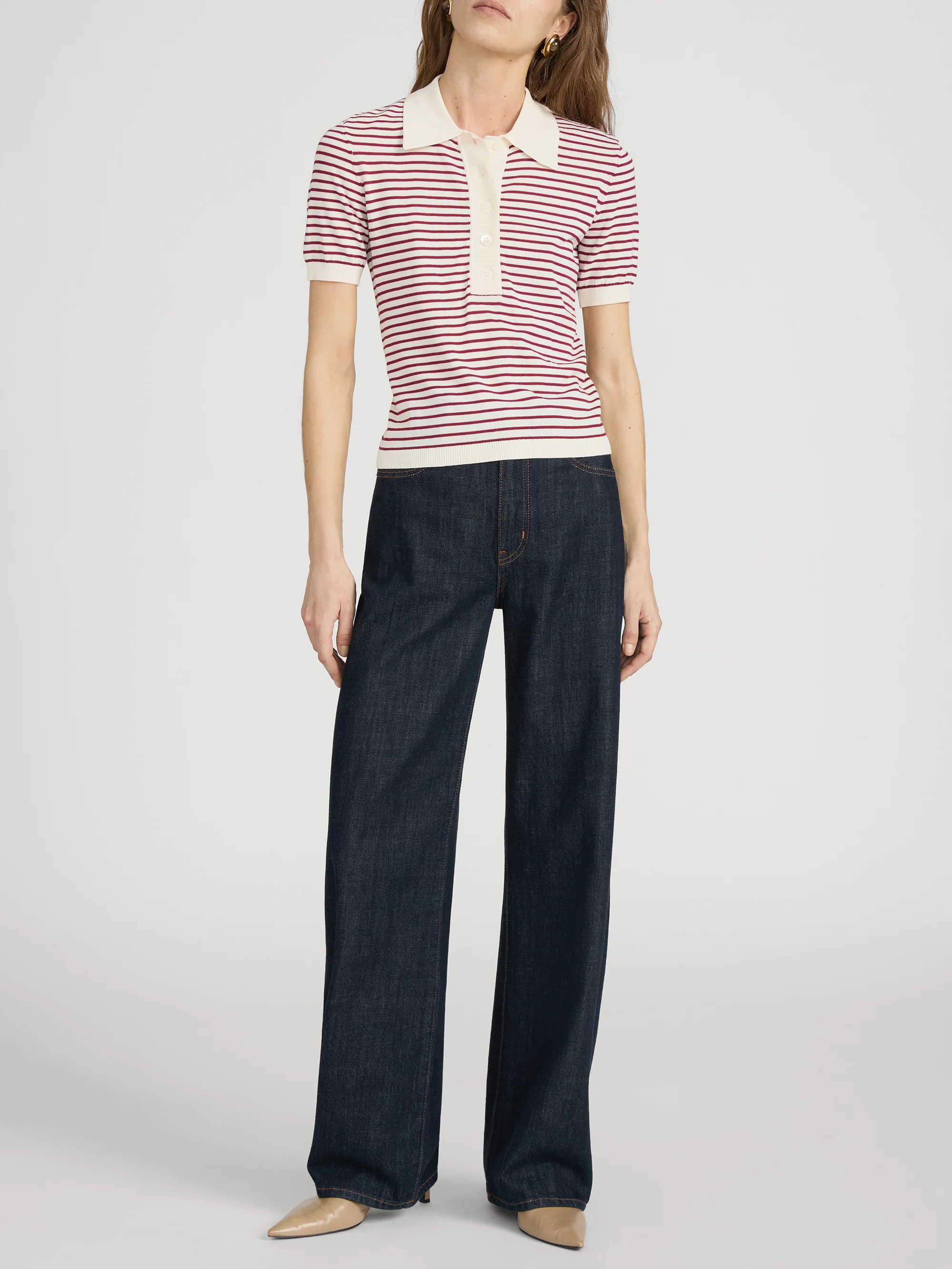 The Graduate Polo -- Cream Multi - Image 2
