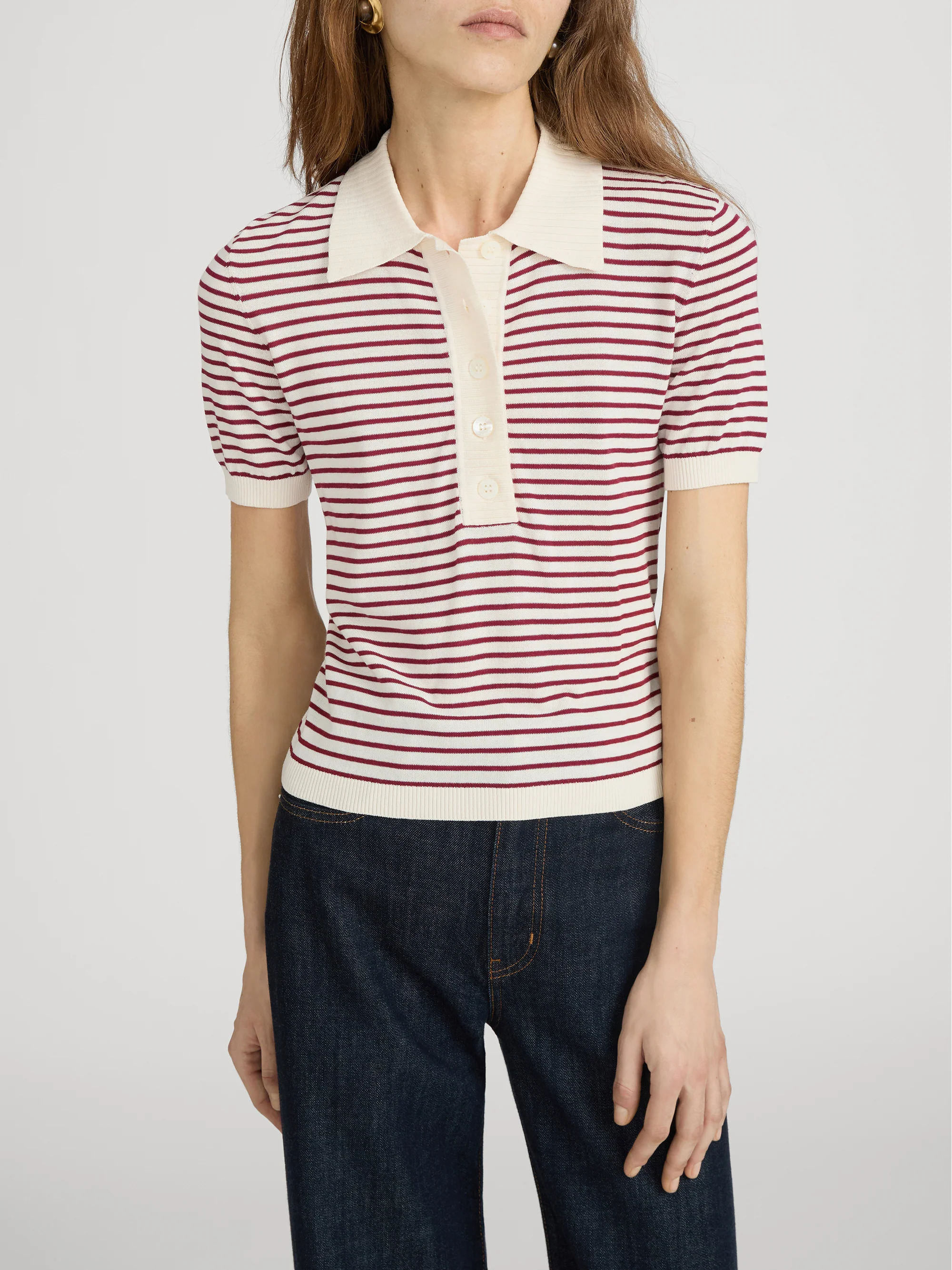 The Graduate Polo -- Cream Multi - Image 3