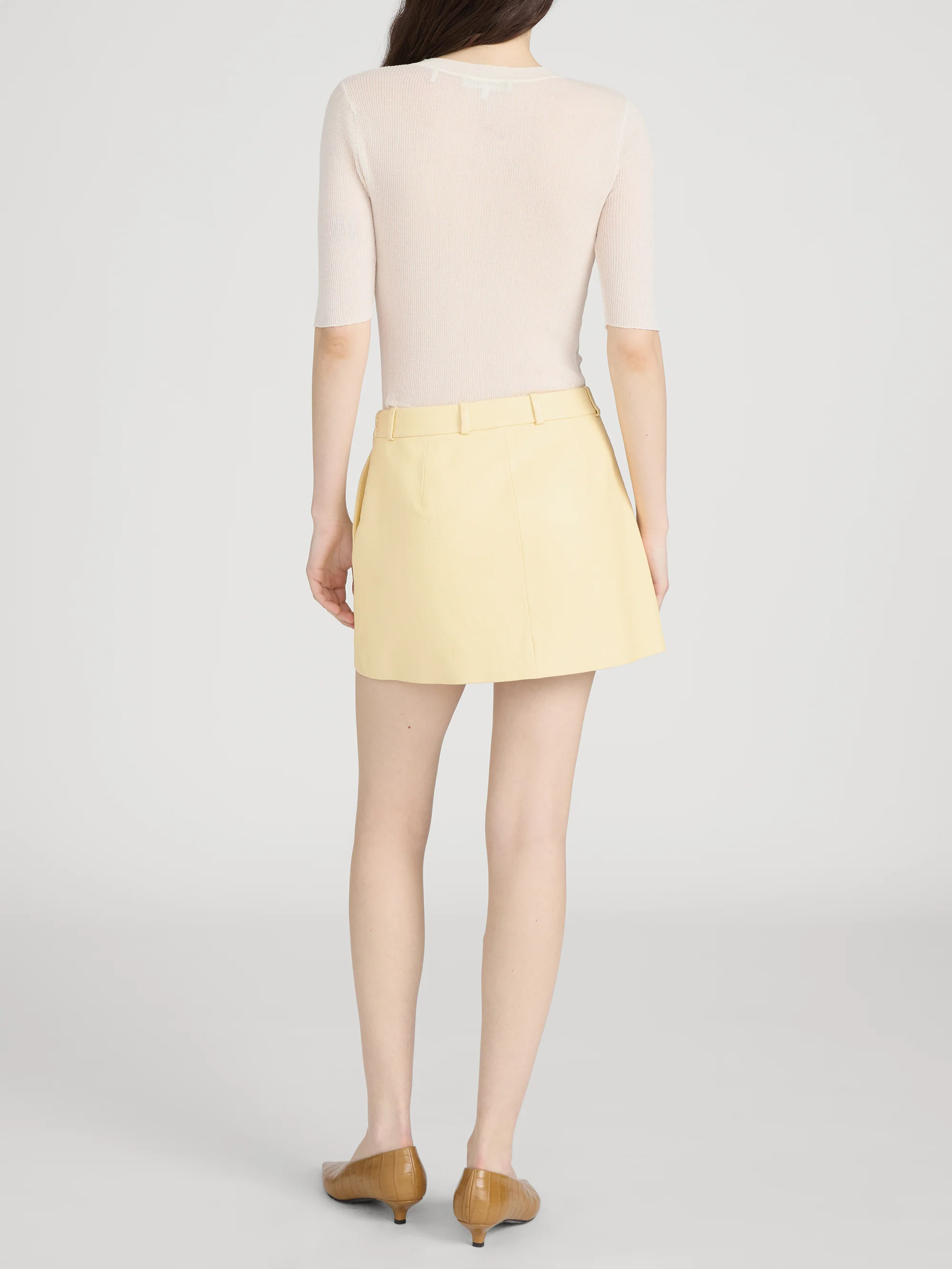The Henley Rib Tee -- Cream - Image 6