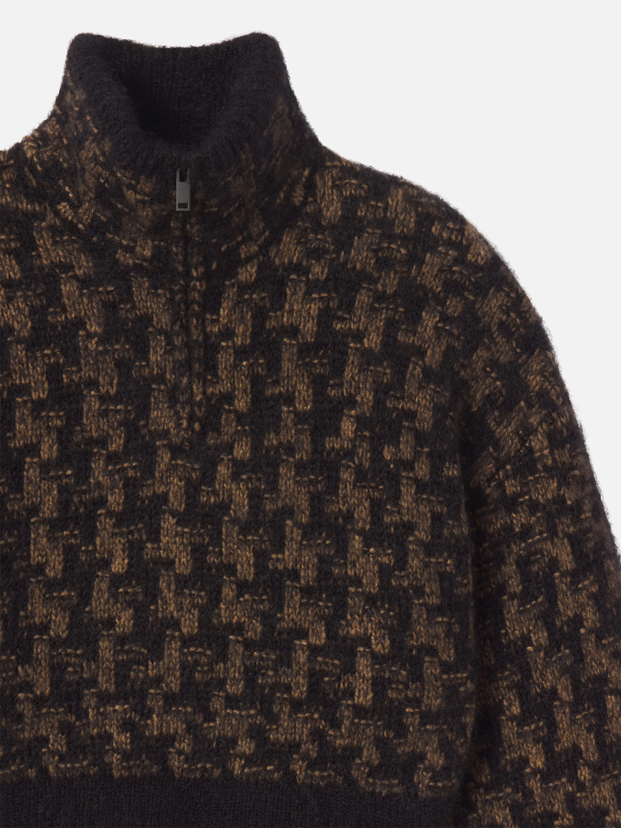 The Houndstooth Jacket -- Brown Multi - Image 2