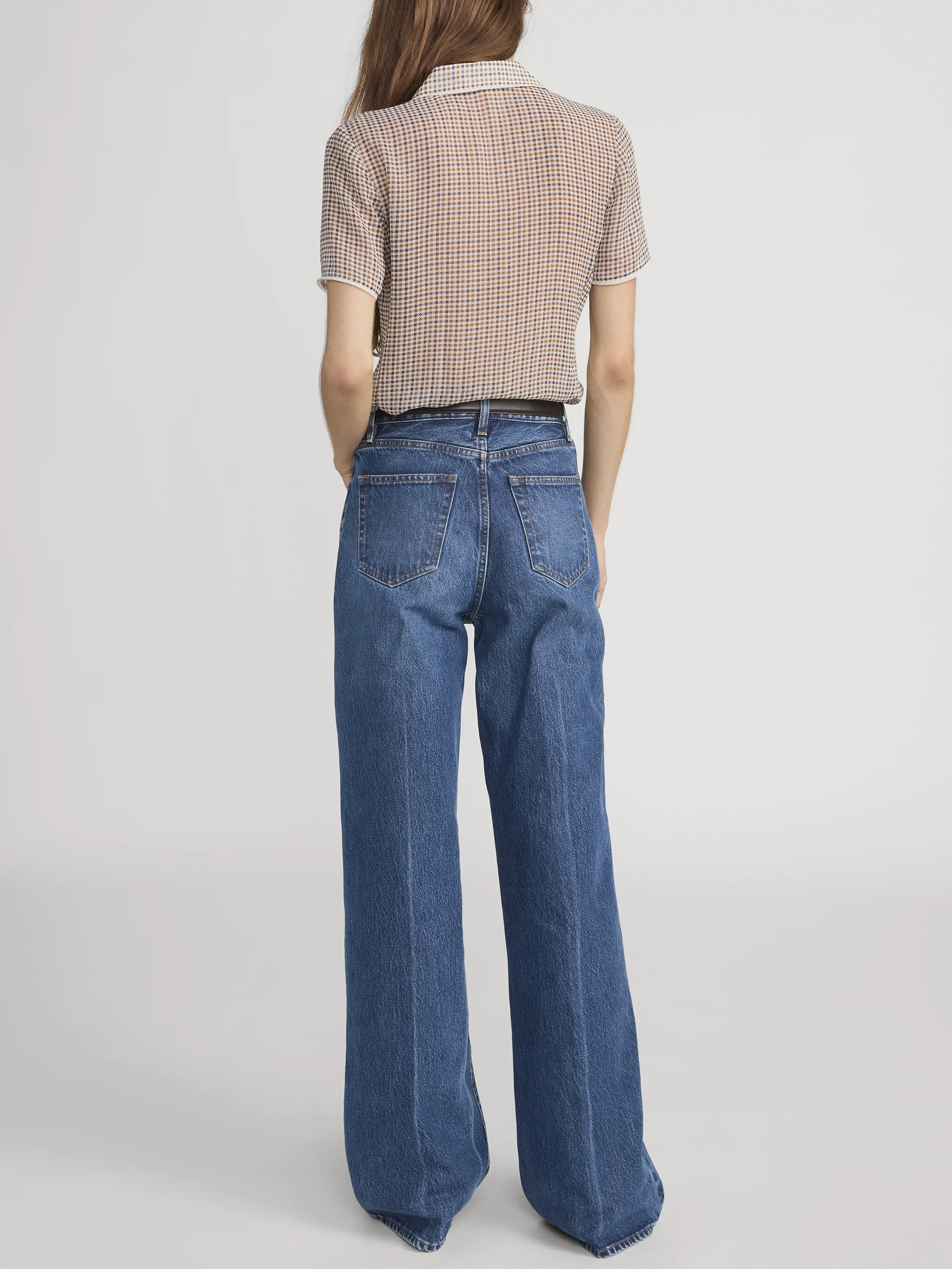 The Silk Check Shirt -- Houndstooth Multi - Image 6