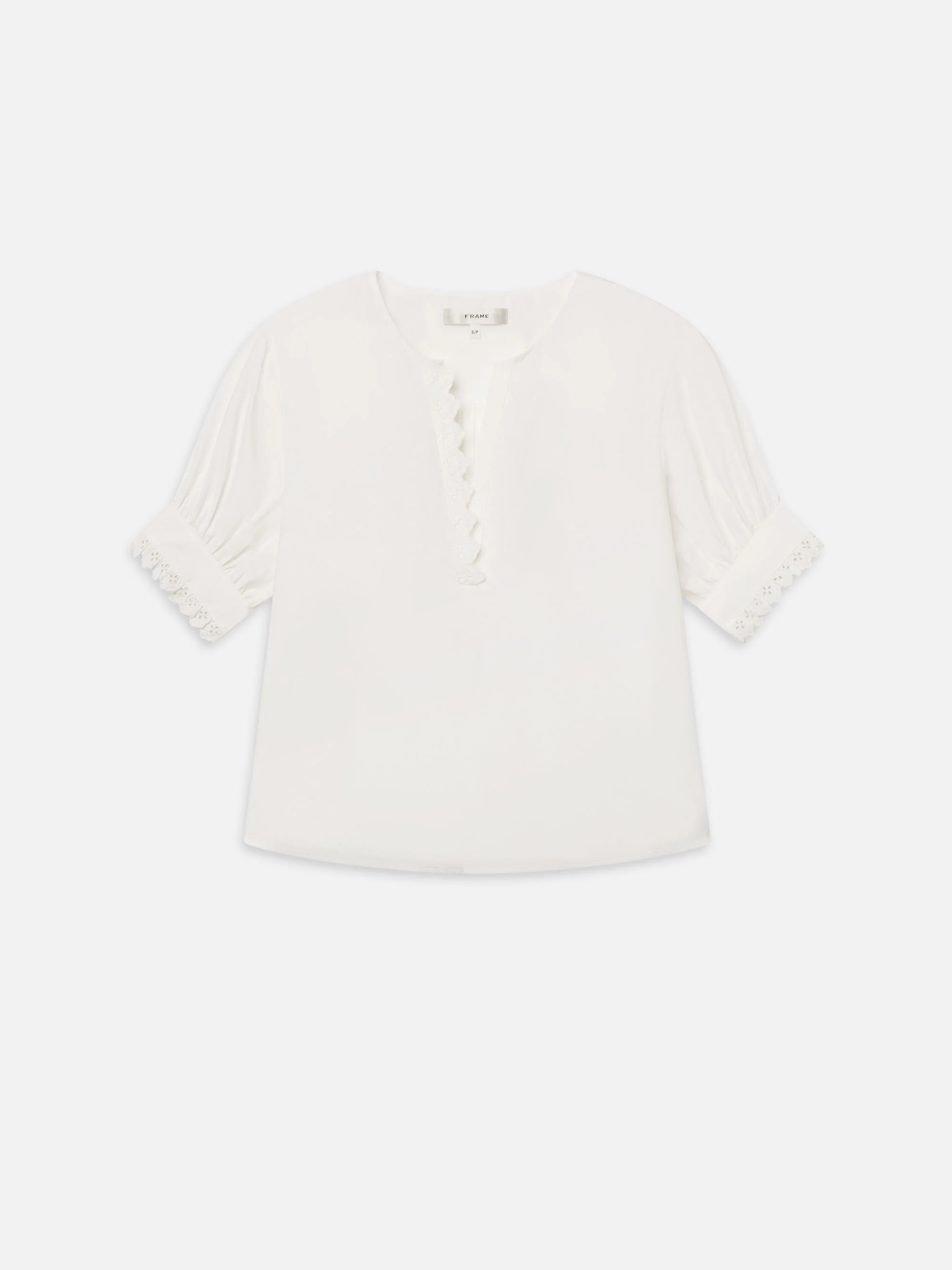 The Keepsake Popover Top -- White