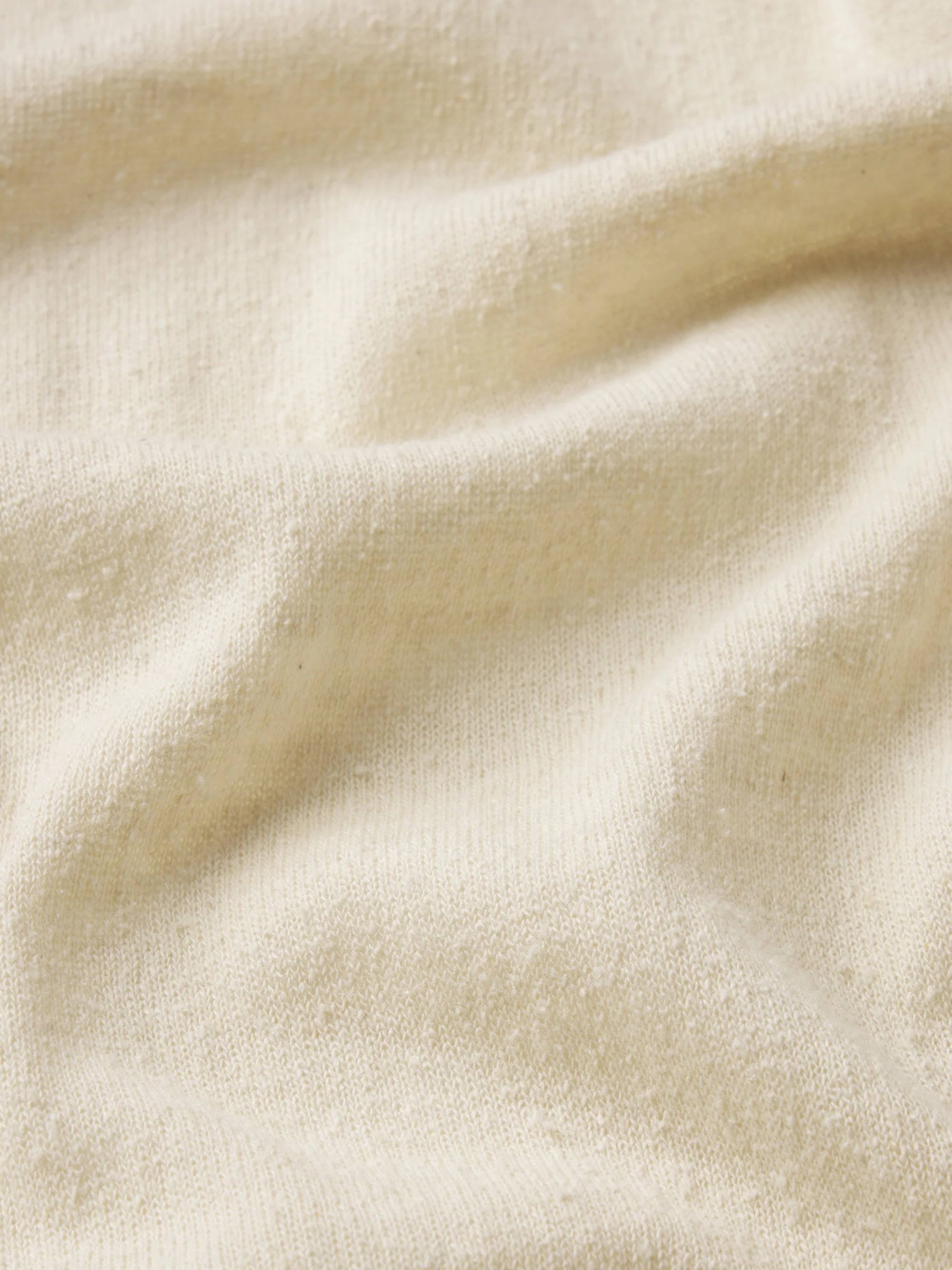 The Silk Knit Plus One Tee -- Cream - Image 7