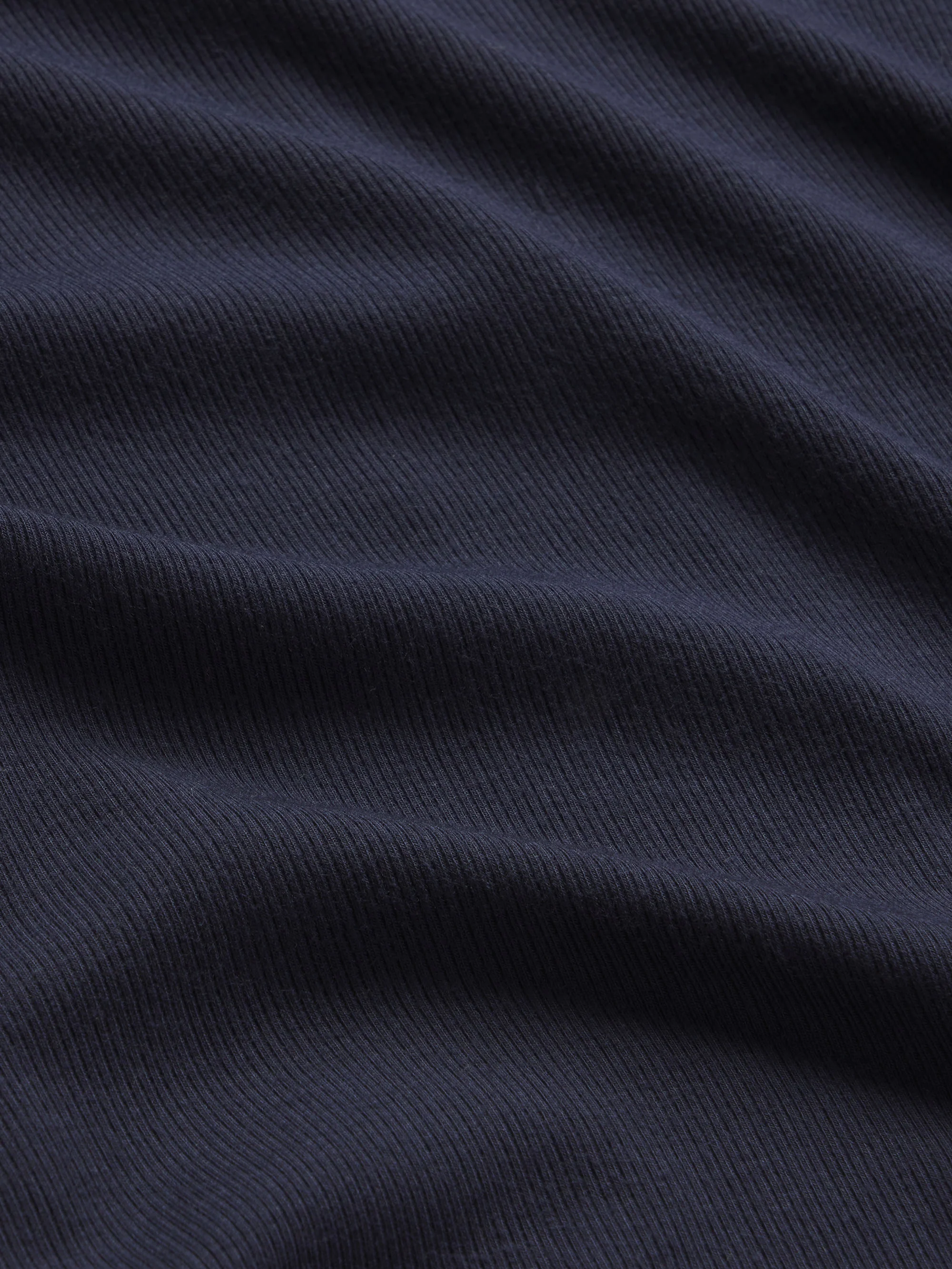 The Long Sleeve Rib Crew -- Navy - Image 4