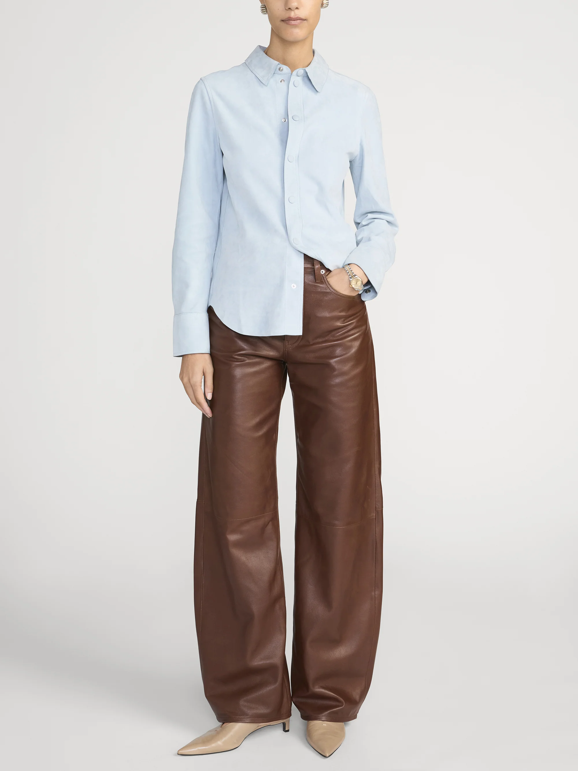 The Leather Bow -- Dark Brown - Image 2
