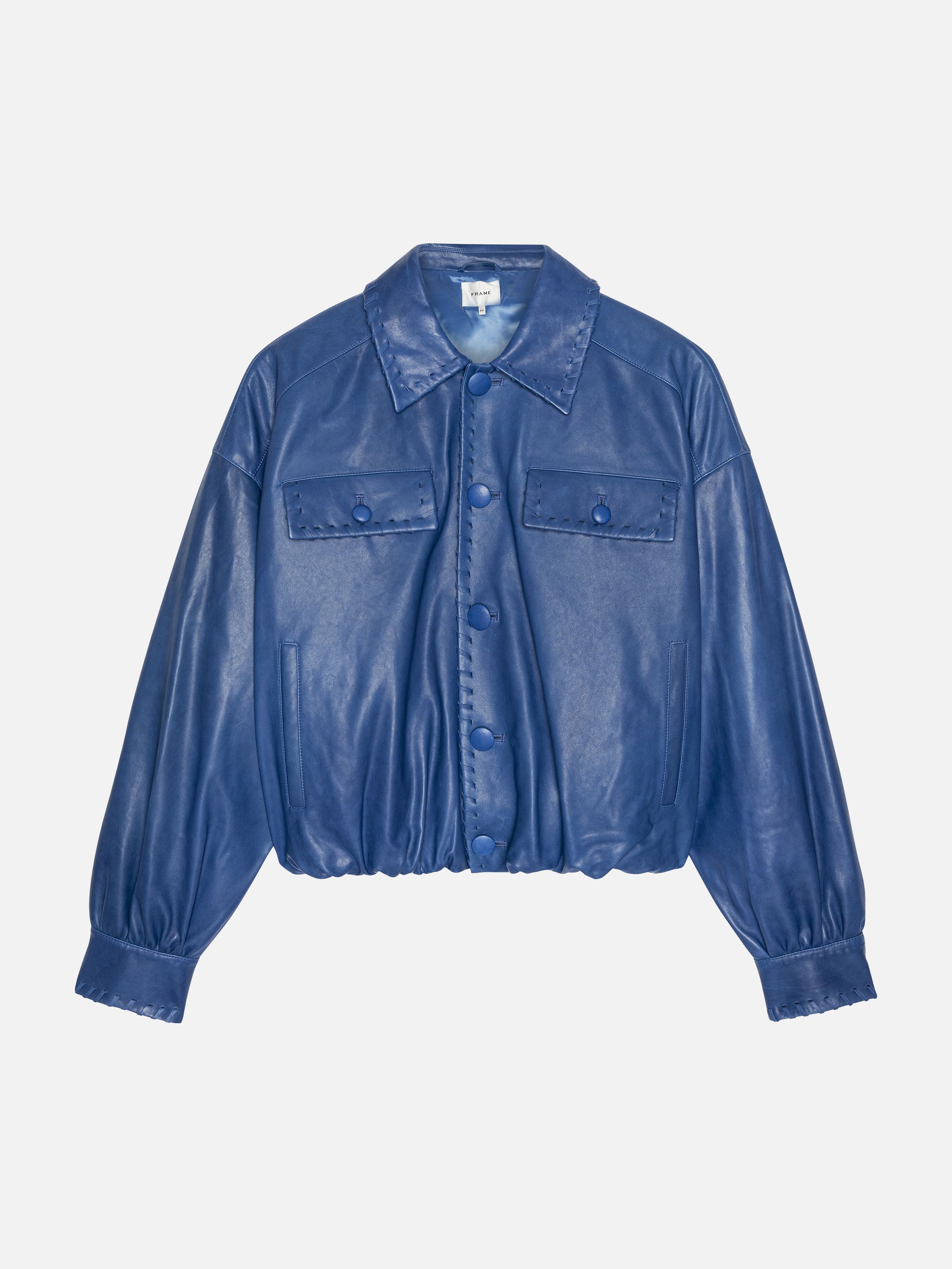 The Leather Bubble Jacket - Image 2