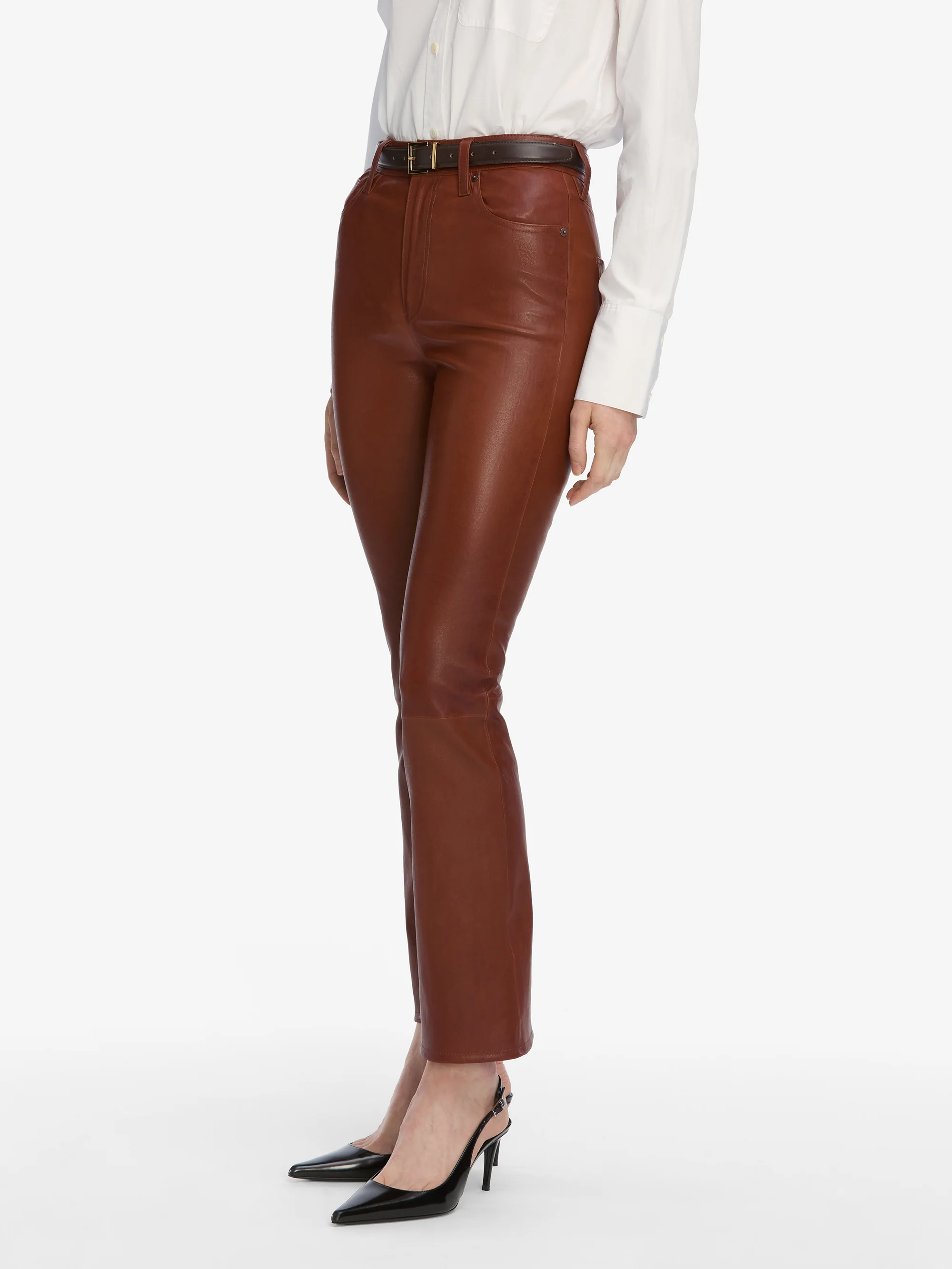 The Leather Reboot Crop -- Whiskey - Image 5