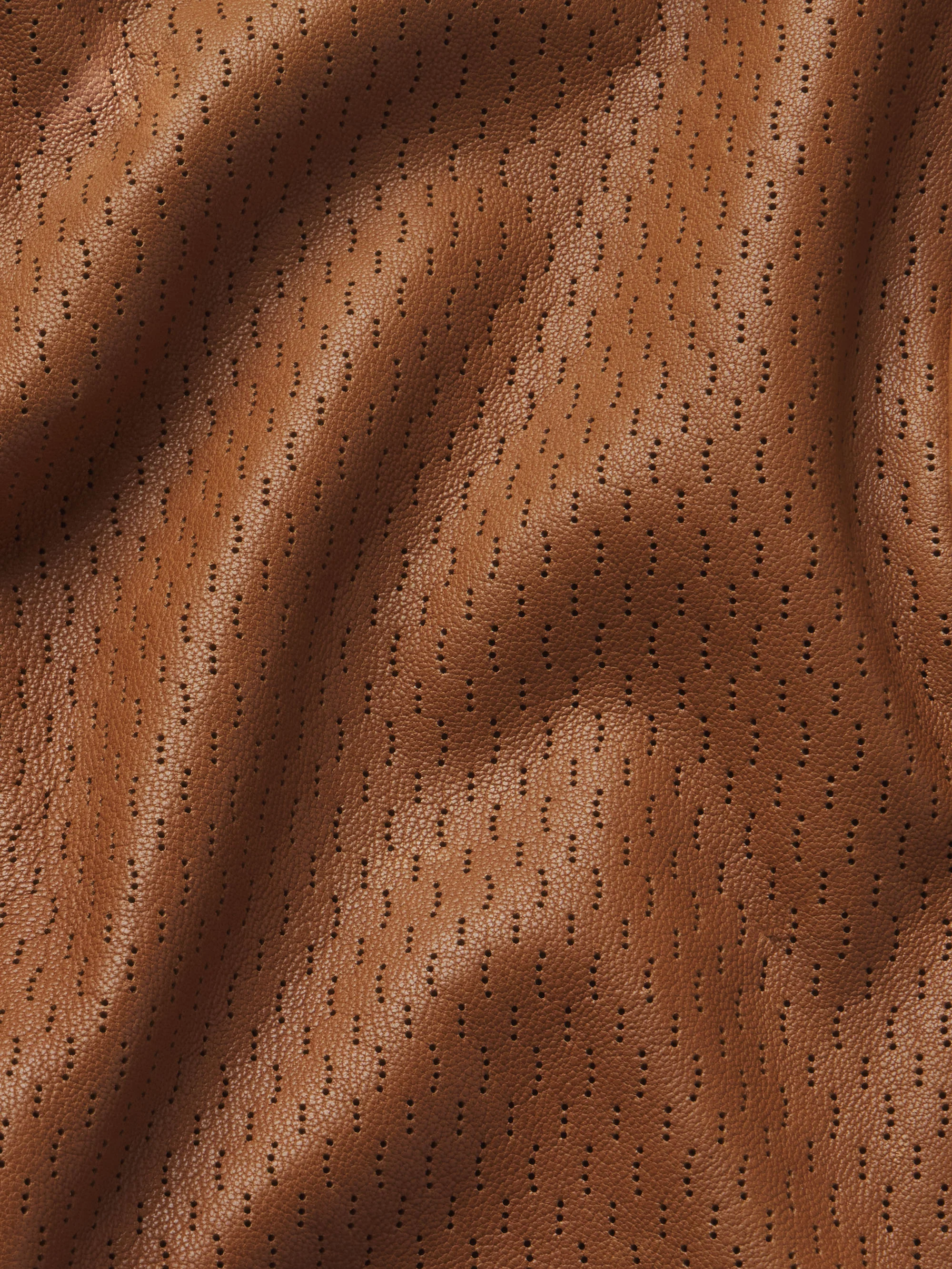 The Leather Trucker Jacket -- Ochre - Image 7