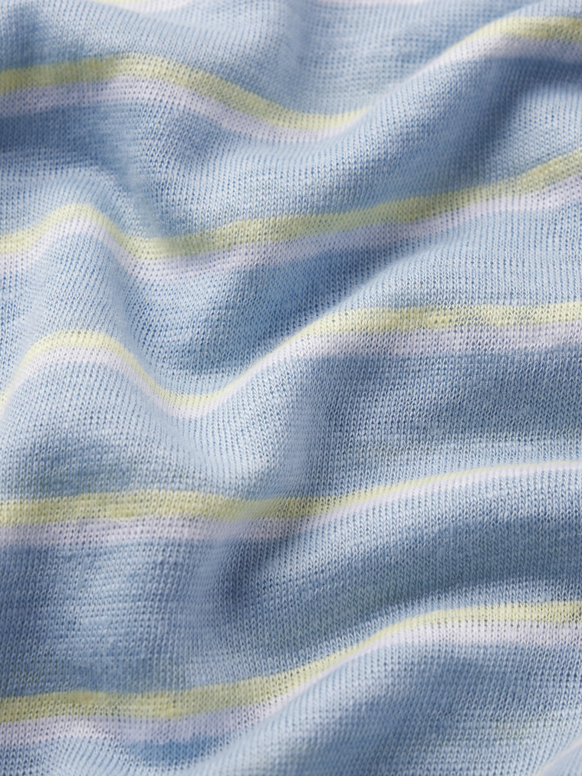 The Linen Baby Tee -- Chambray Blue Multi - Image 7