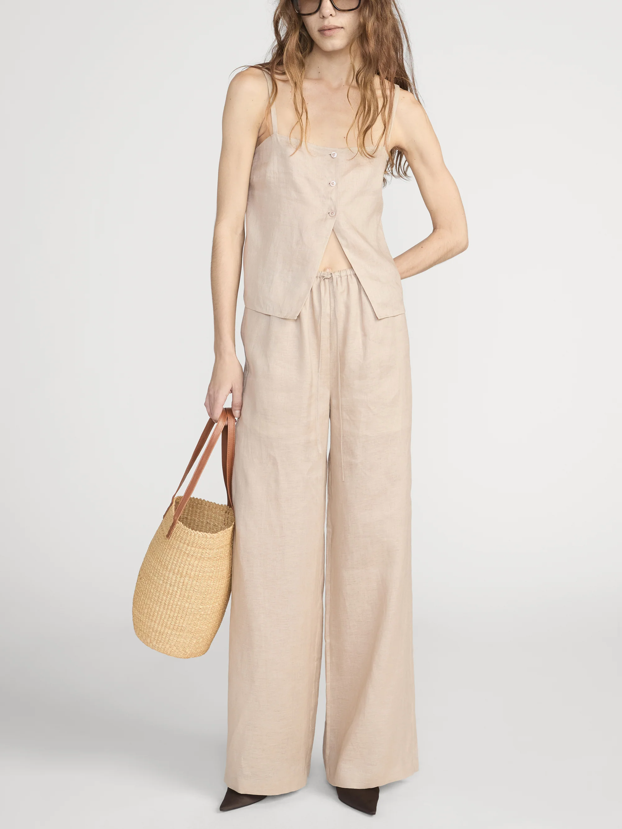The Linen Lounge Pant -- Flax - Image 2