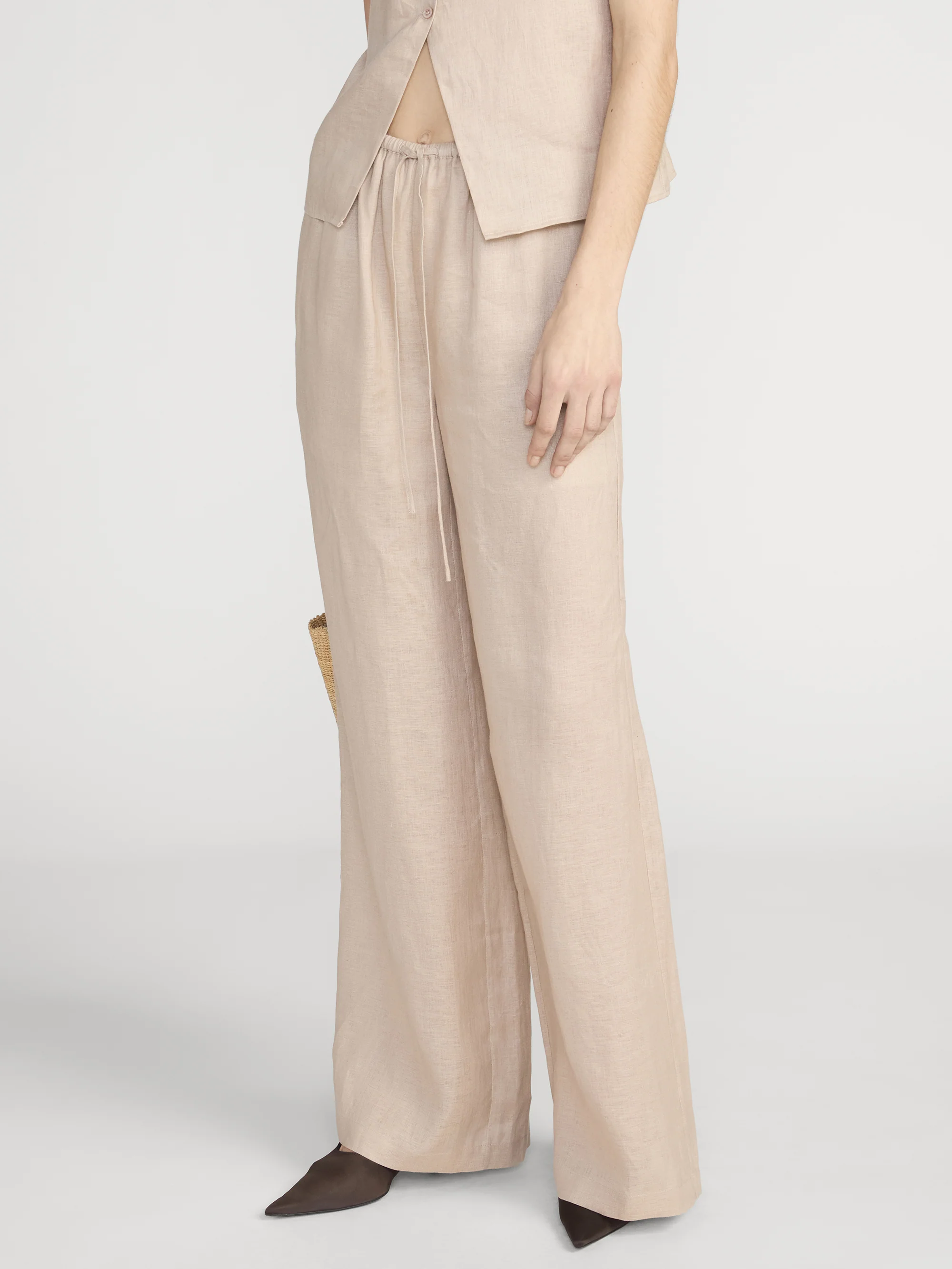 The Linen Lounge Pant -- Flax - Image 4