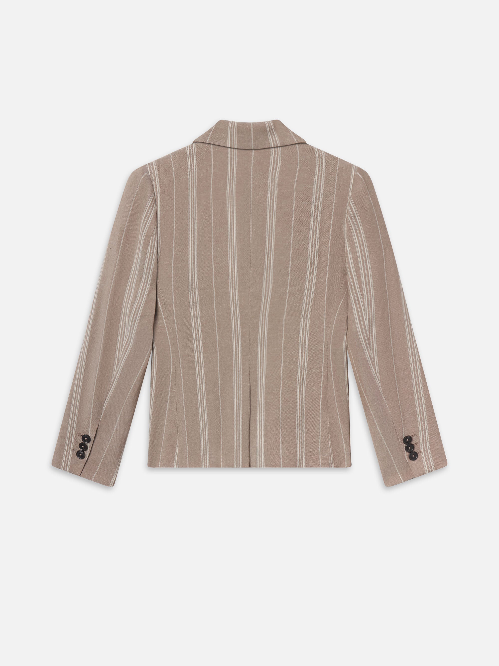 The Linen Smart Blazer -- Light Camel Multi - Image 3