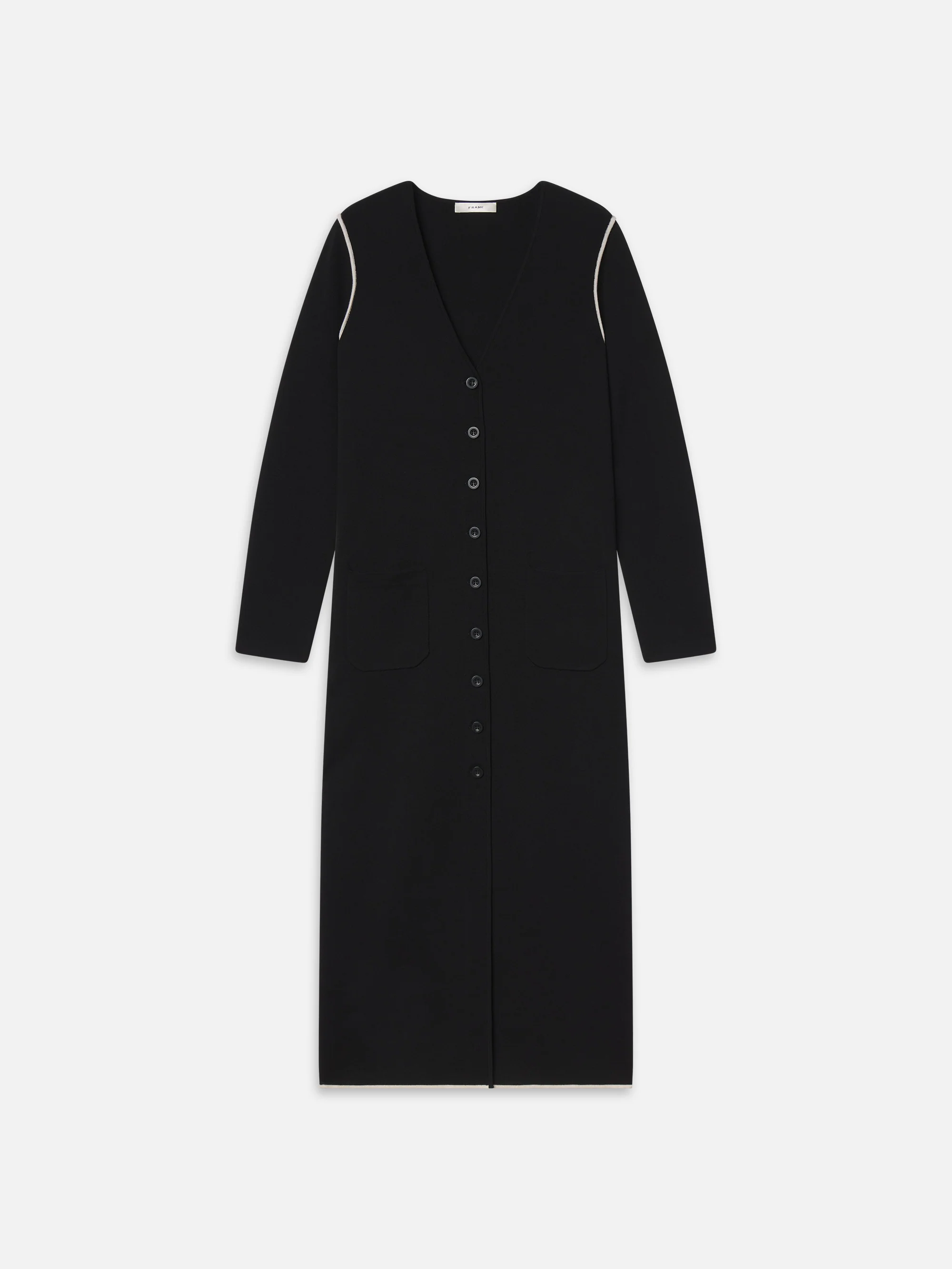 The Long Sleek Cardi -- Black