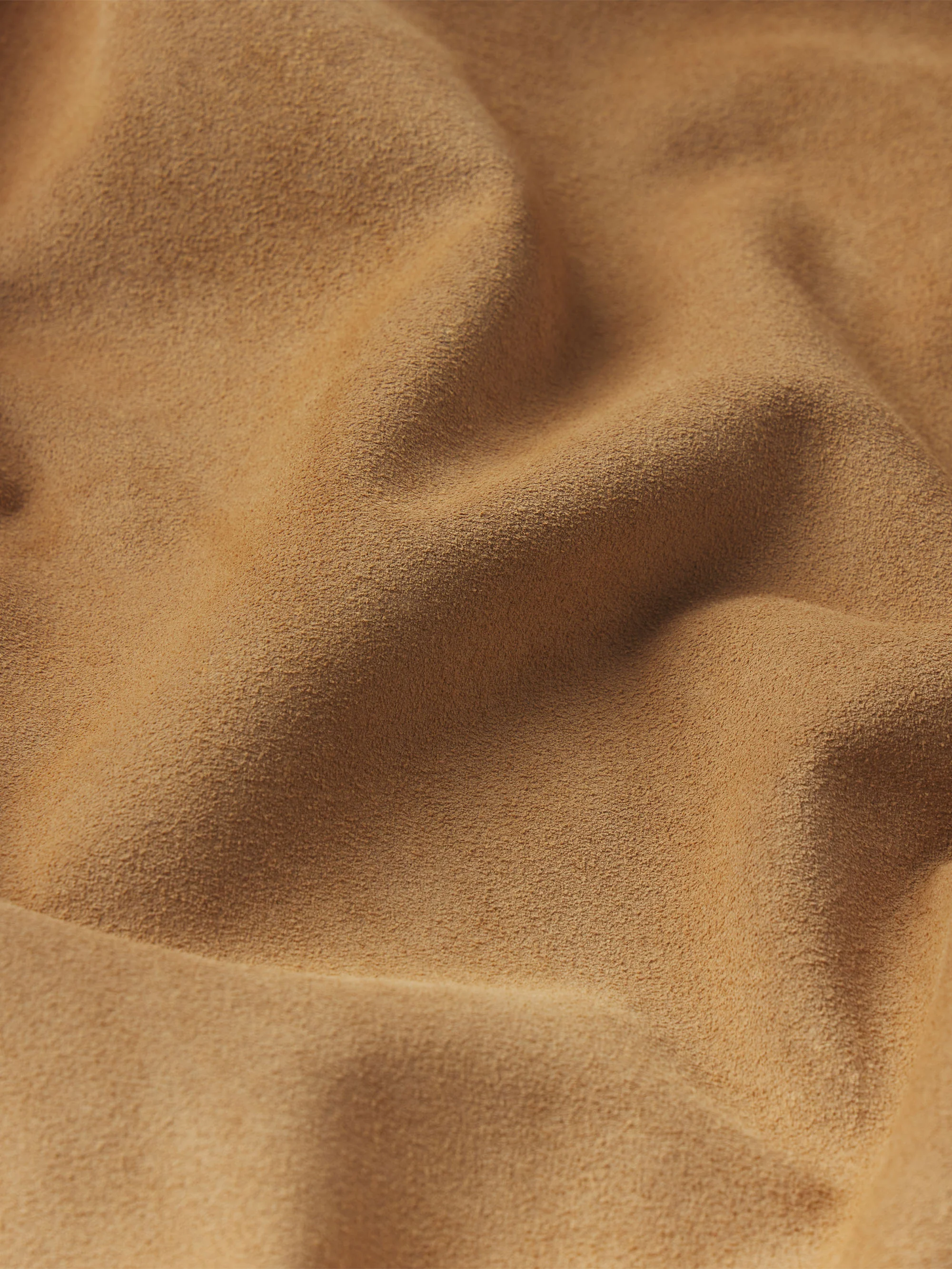 The Mini Suede Swing Jacket -- Light Camel - Image 6