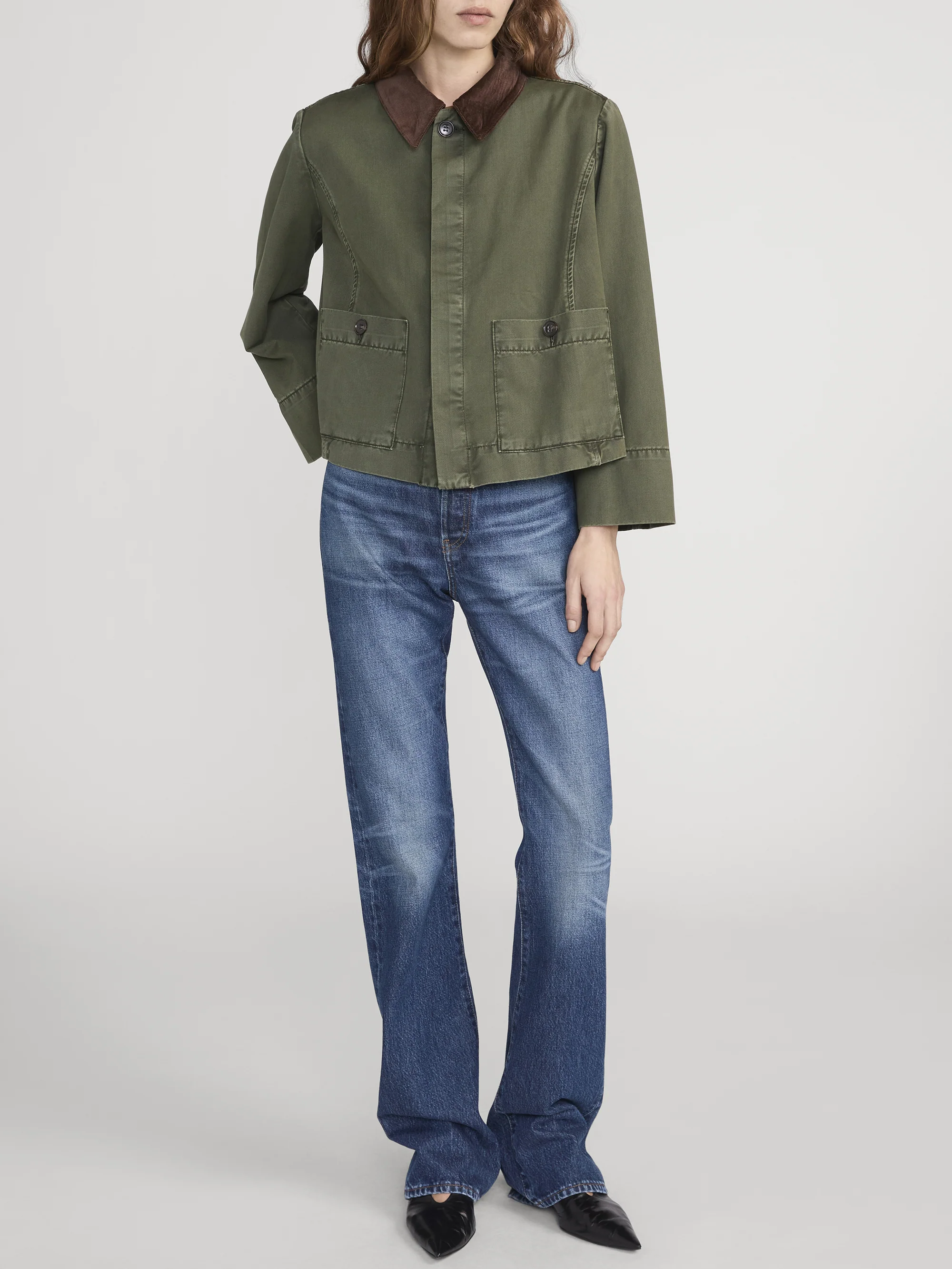 The Mini Swing Jacket -- Military Green - Image 2