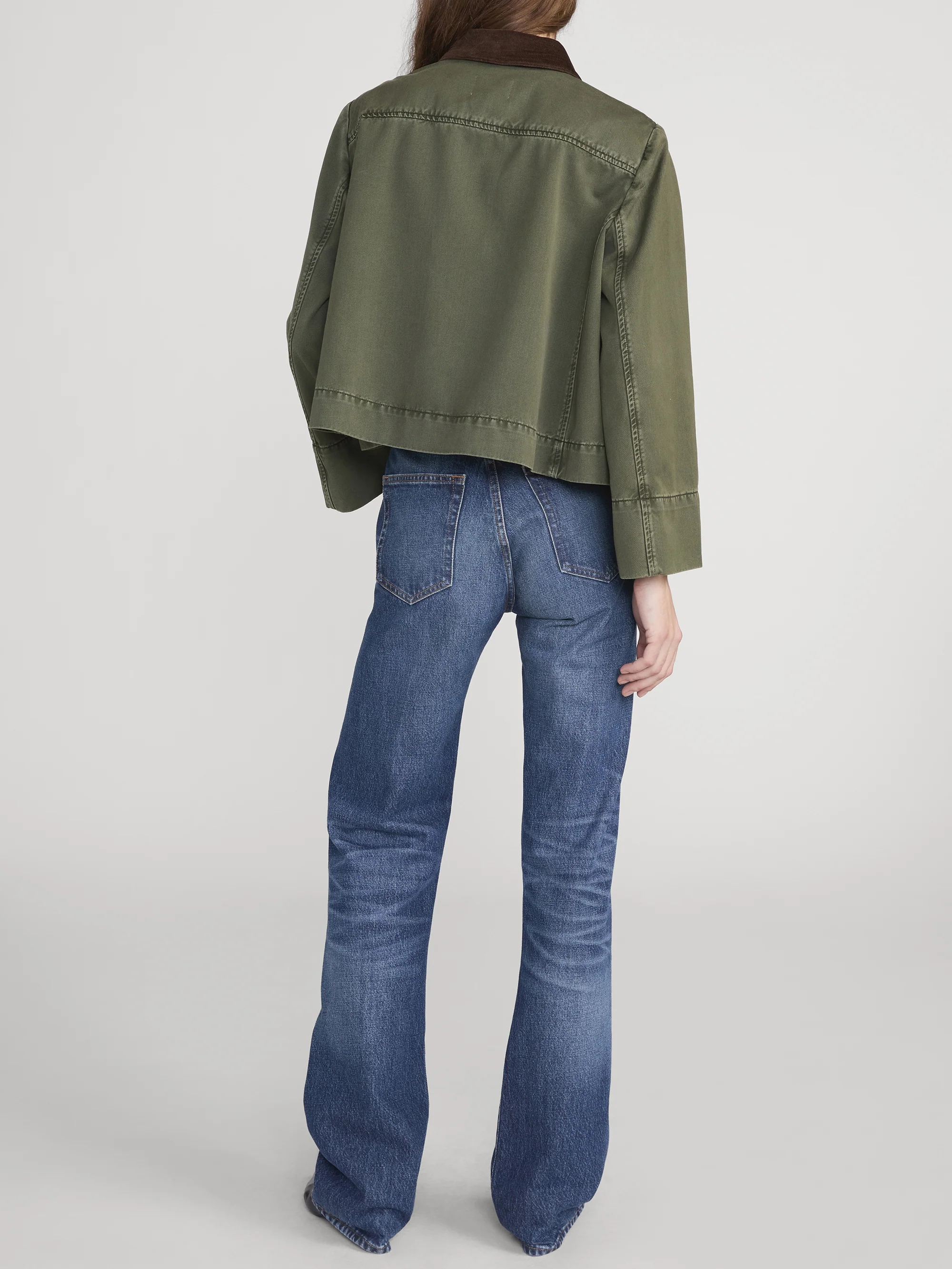 The Mini Swing Jacket -- Military Green - Image 6
