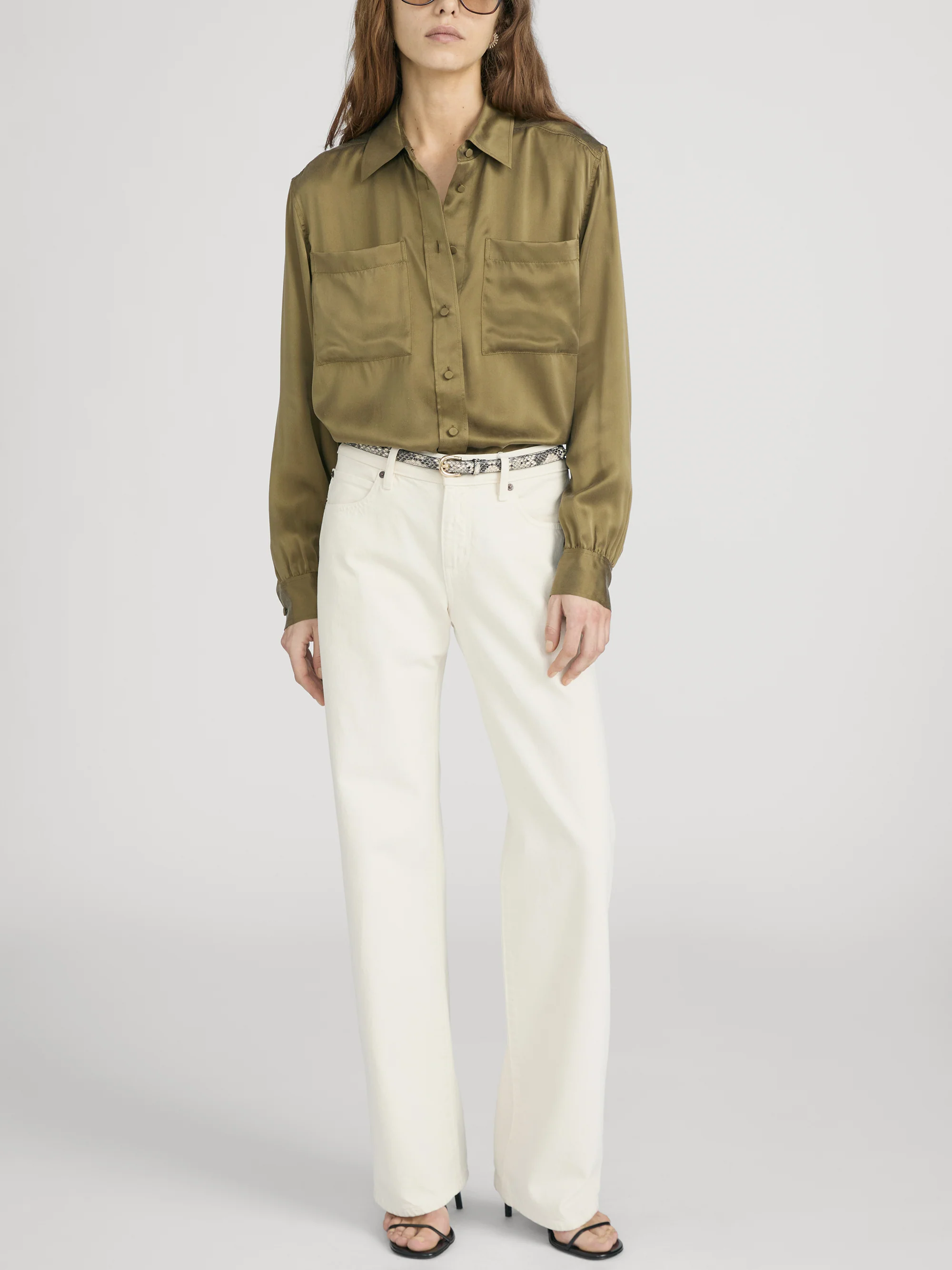 The Modern Utility Shirt -- Military Green - Image 2