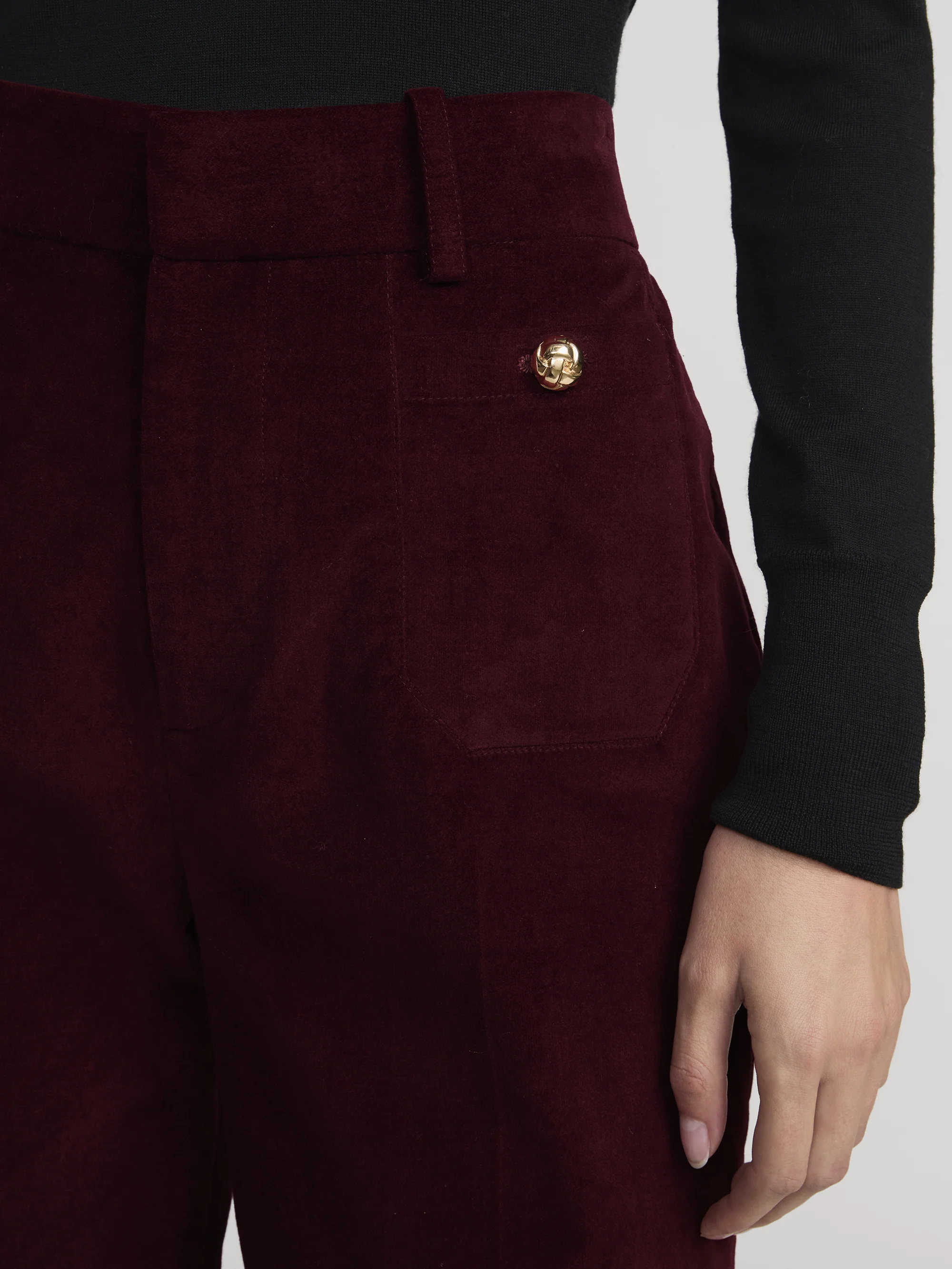 The Modernist Pocket Trouser -- Cabernet - Image 4
