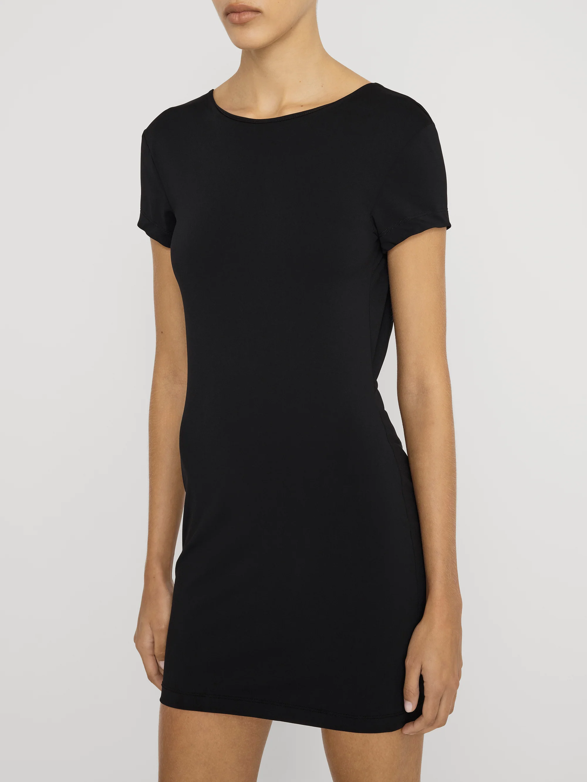 The Monaco Mini Dress -- Black - Image 3
