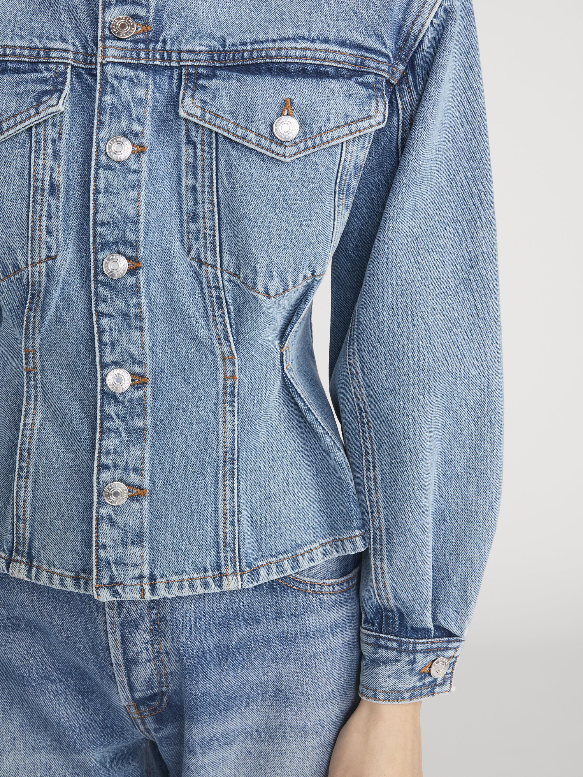 The Nipped Collarless Jacket -- Umbria - Image 6