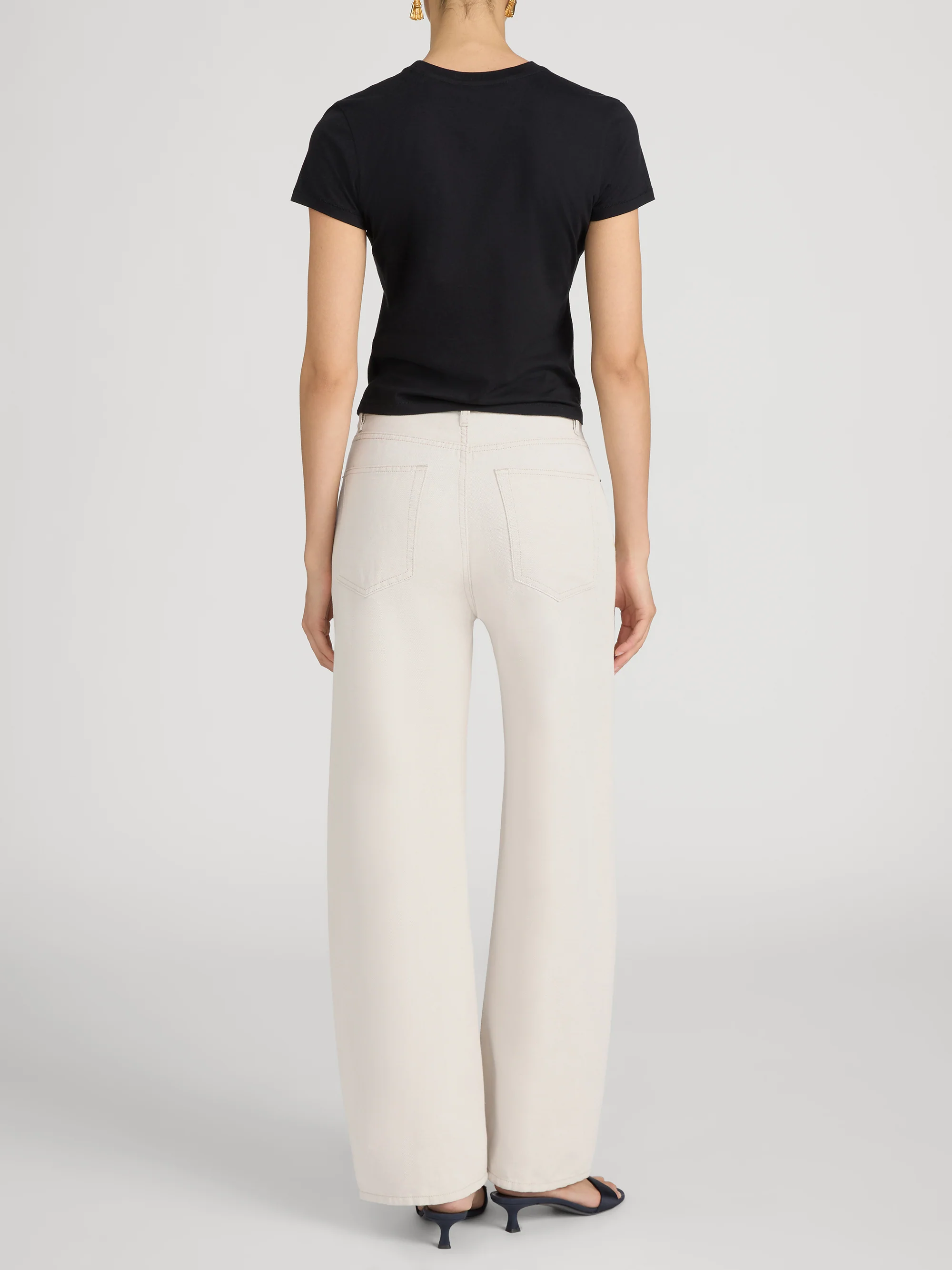 The Off Duty Drawstring Bow -- Natural Ecru - Image 6