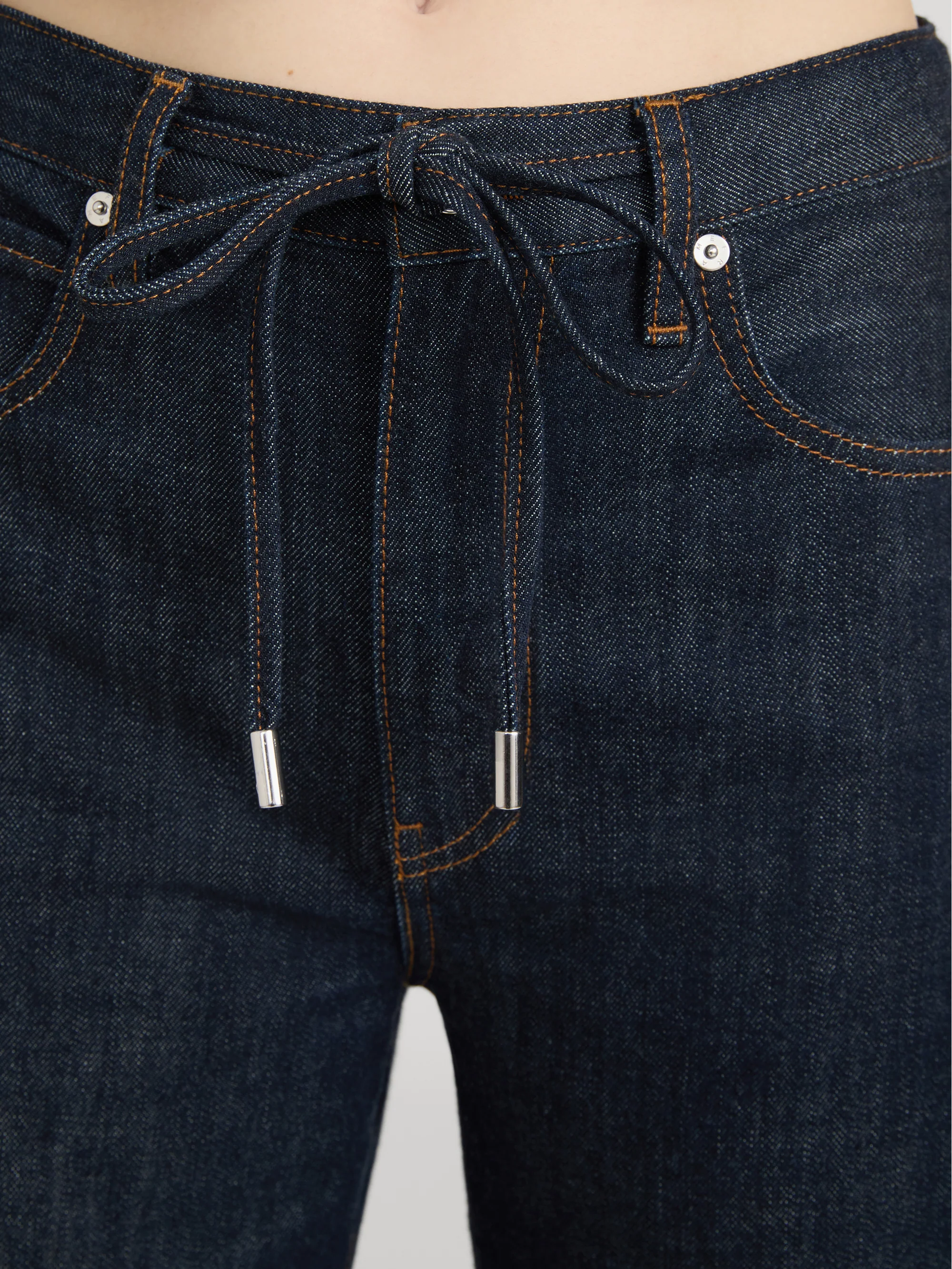 The Off Duty Drawstring Bow -- Rinse - Image 5