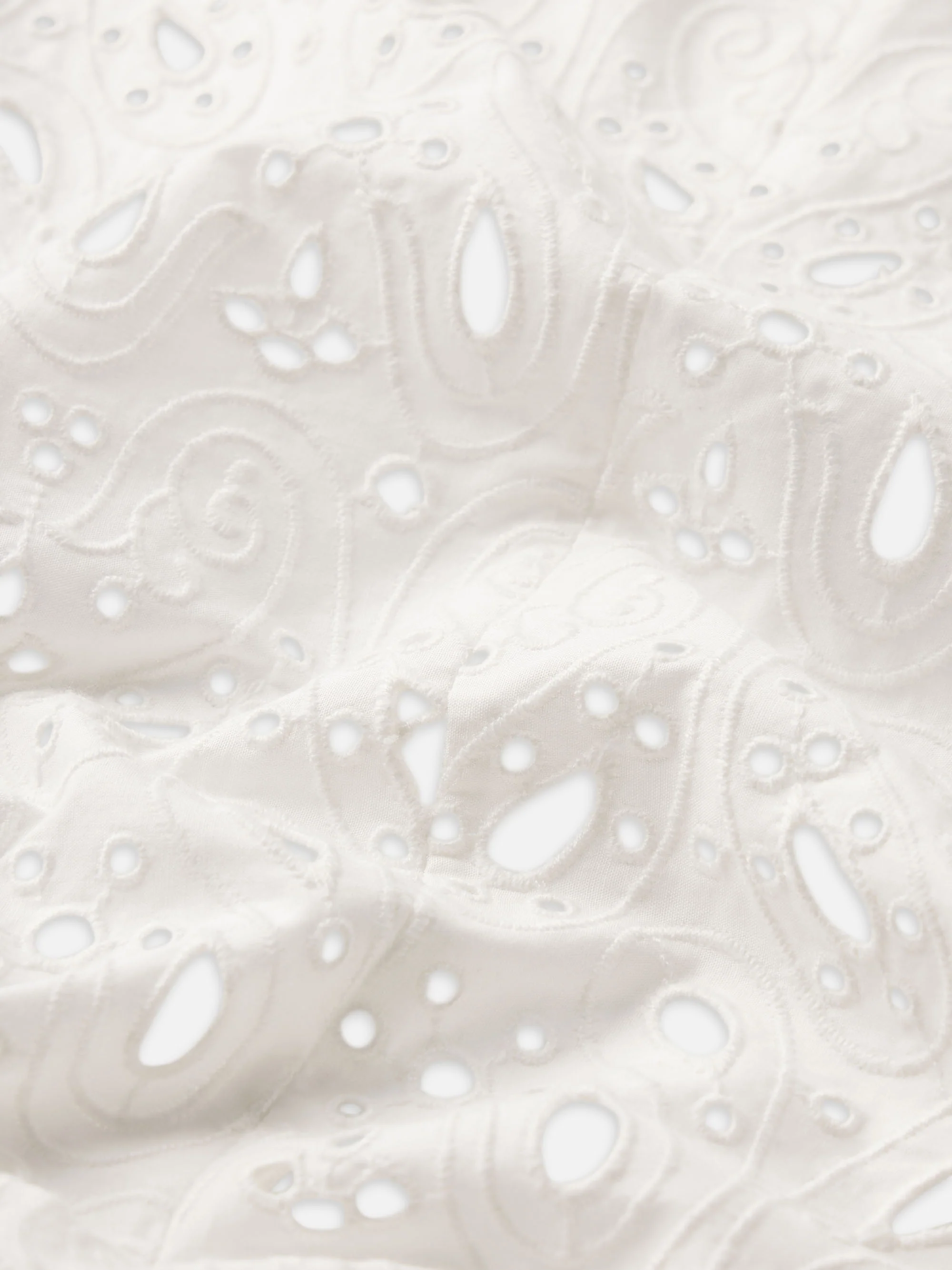The Paisley Eyelet Classic Blazer -- White - Image 7
