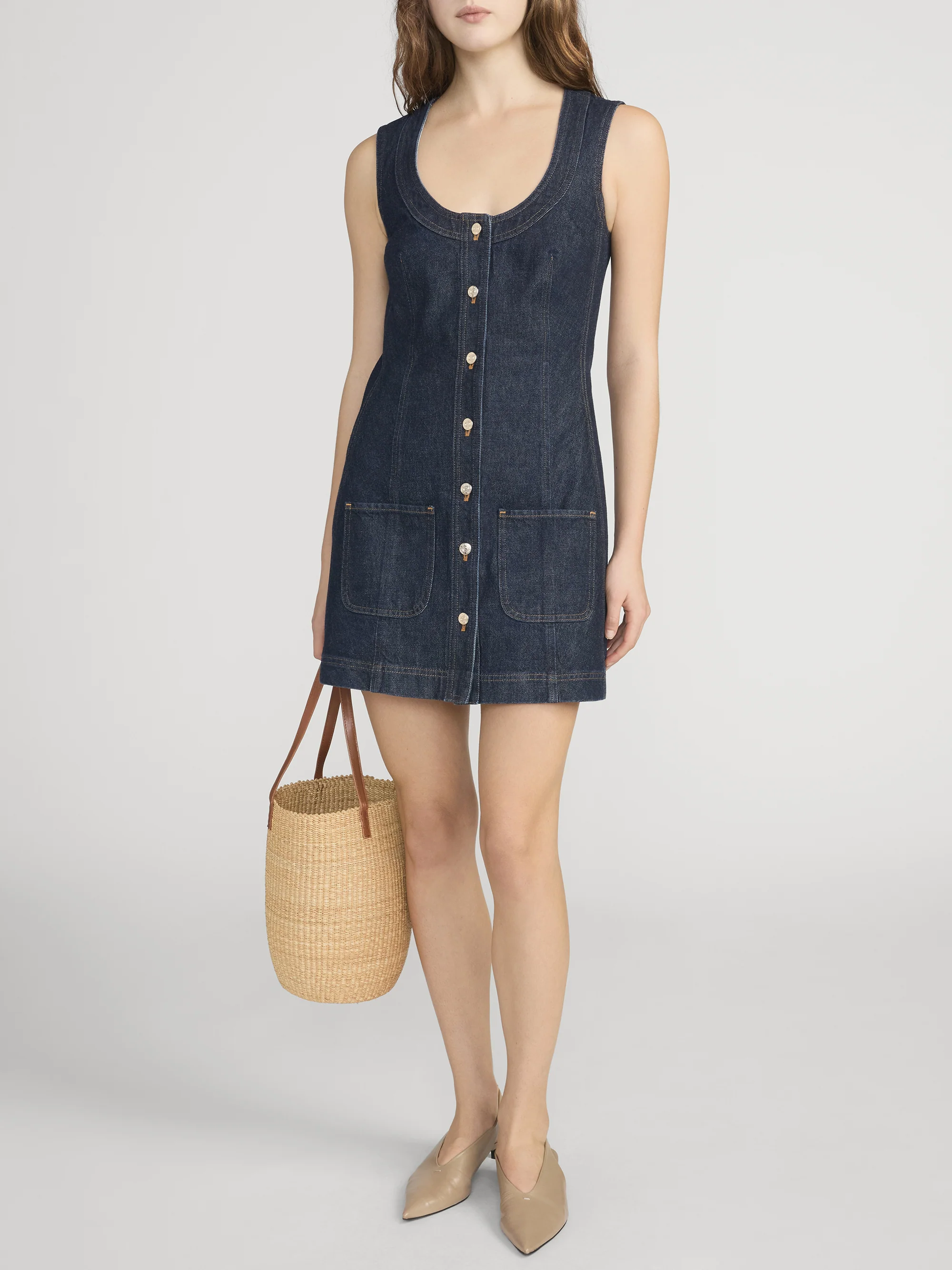 The Patch Pocket Dress -- Rinse - Image 2