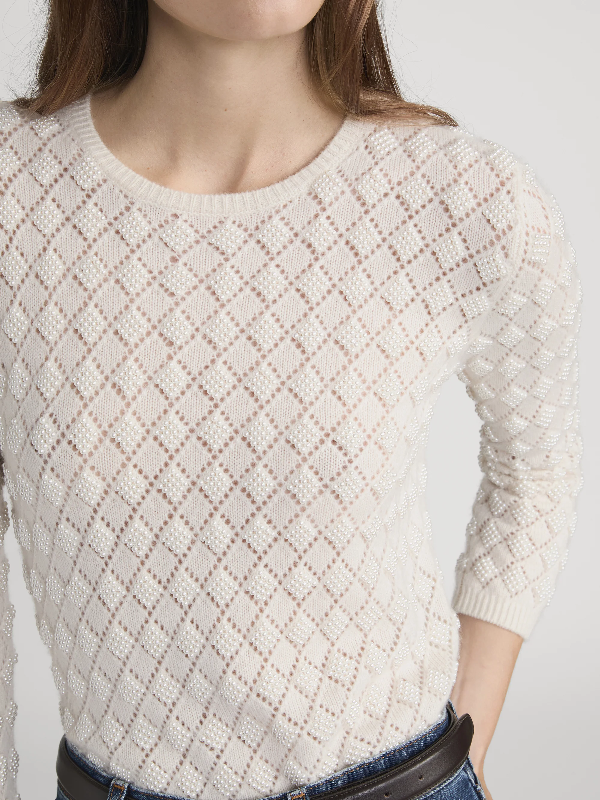 The Pearl Sweater -- Cream - Image 5