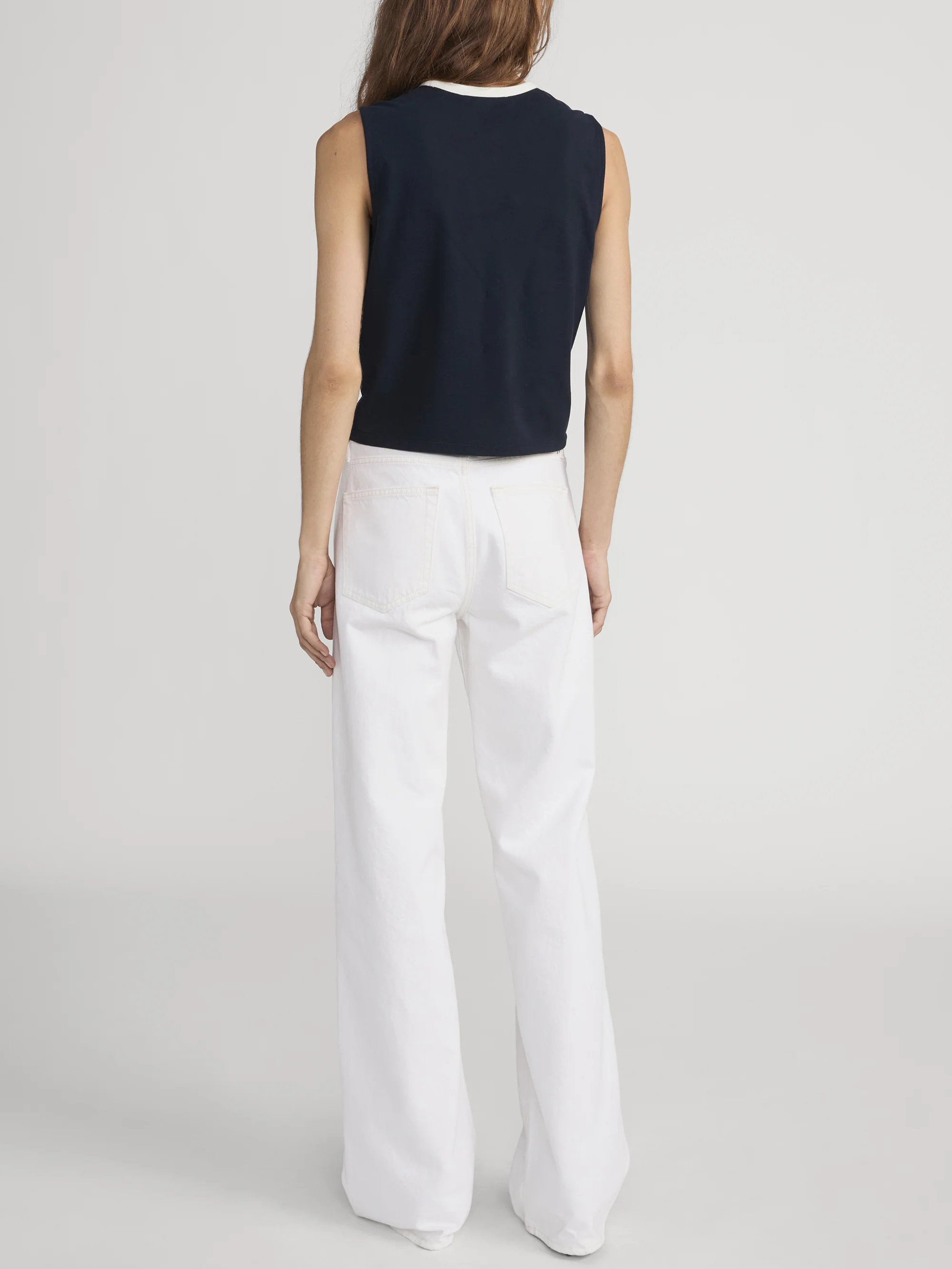 The Pique Pocket Tank -- Navy Multi - Image 6
