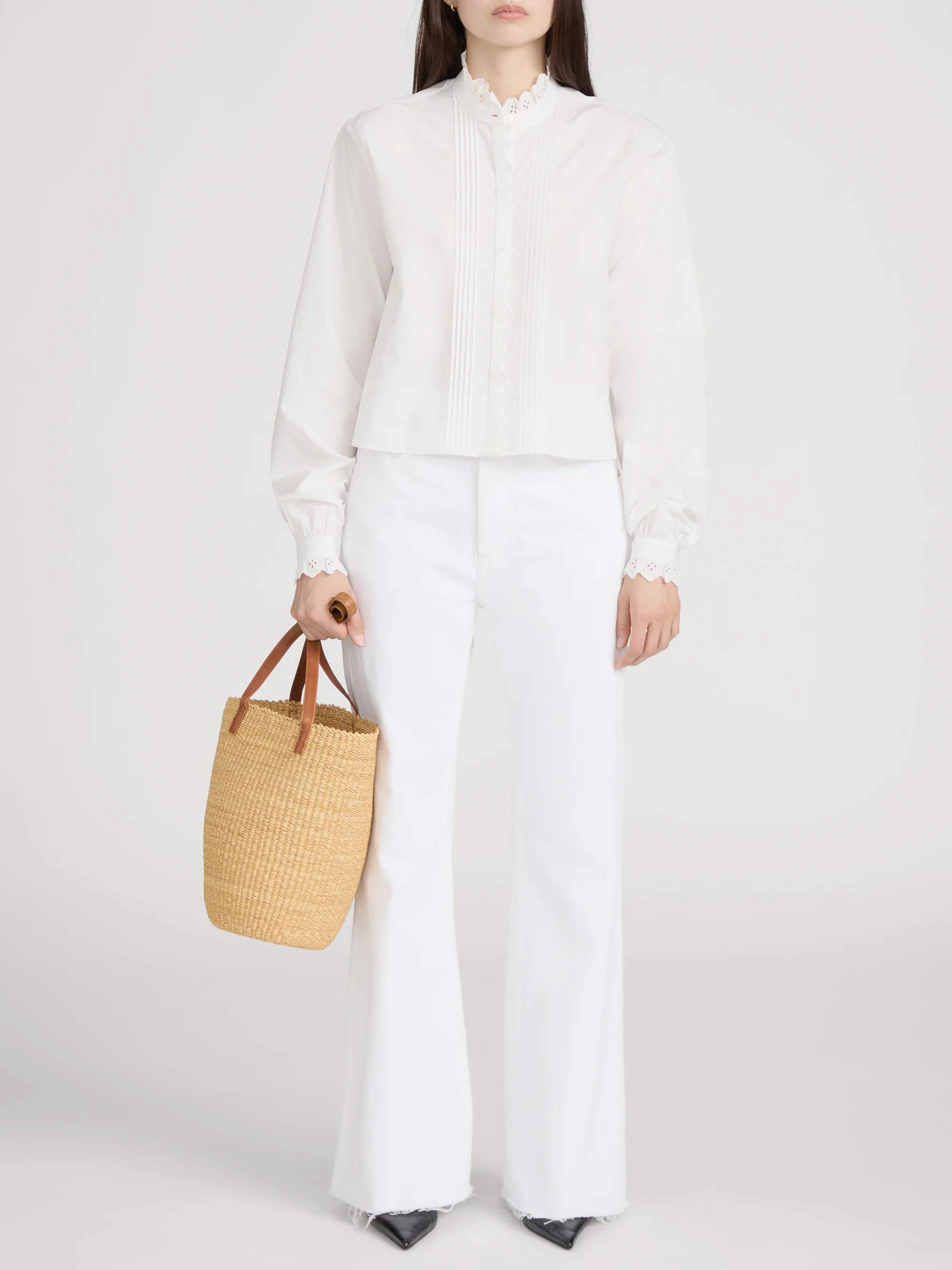 The Pixie LAX -- White Raw Fray - Image 2